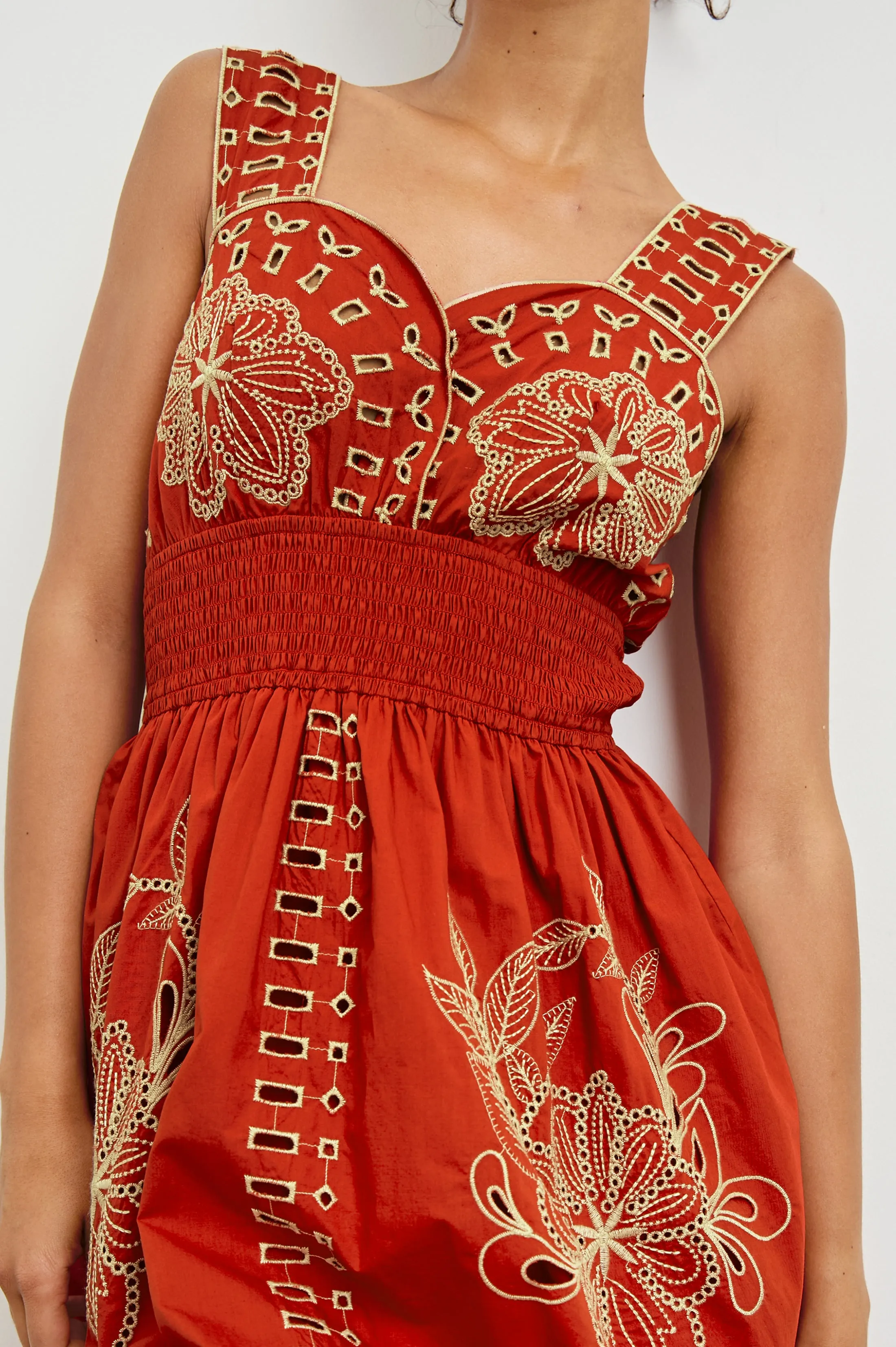 FAWN DRESS - TERRACOTTA Rails