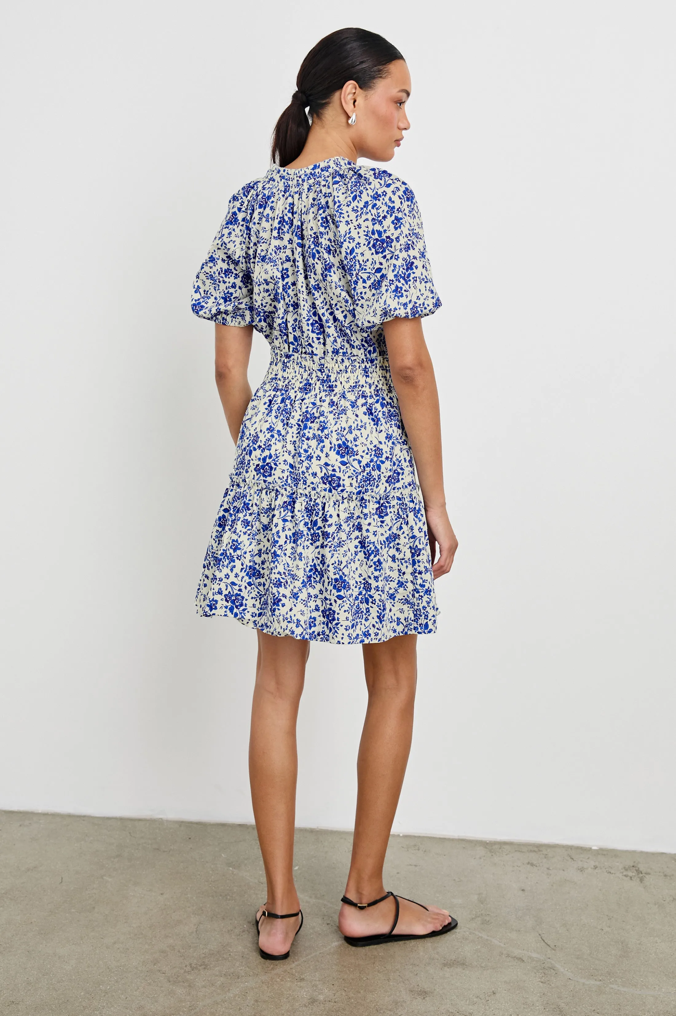 FIORELLA DRESS - BLUE MARGUERITE Rails