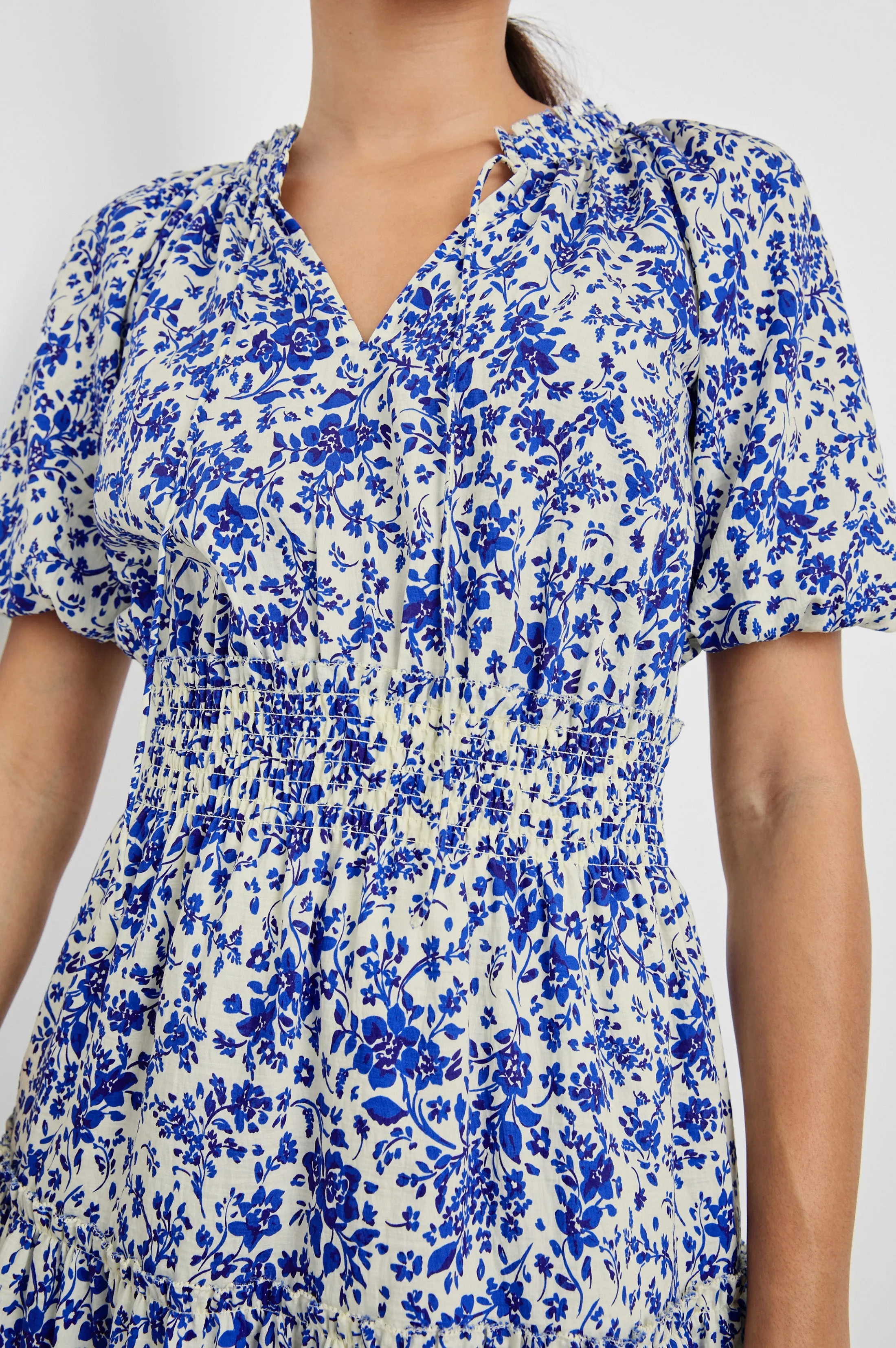 FIORELLA DRESS - BLUE MARGUERITE Rails