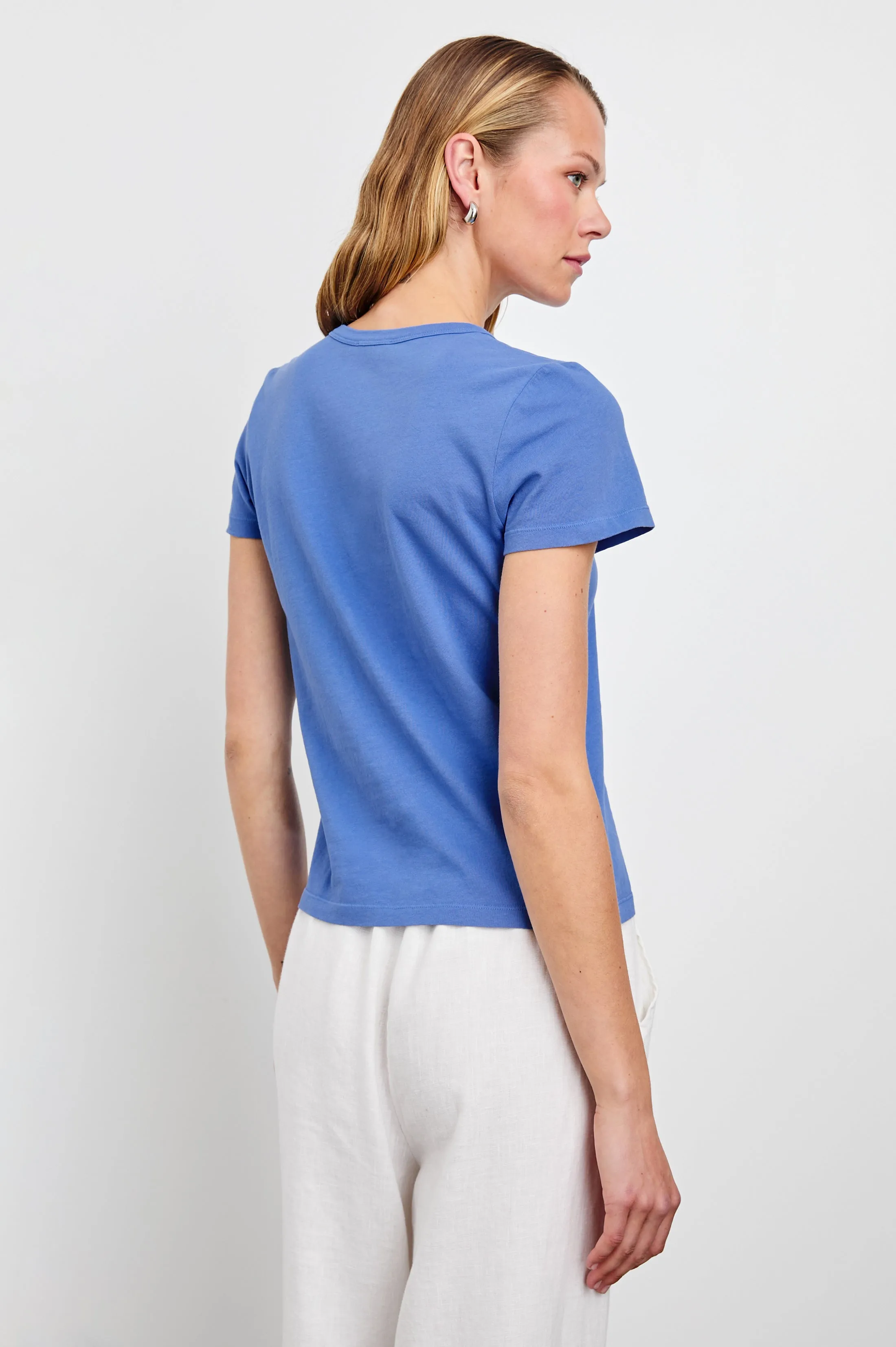 FITTED CREW T-SHIRT - RAILS RIVIERA Rails