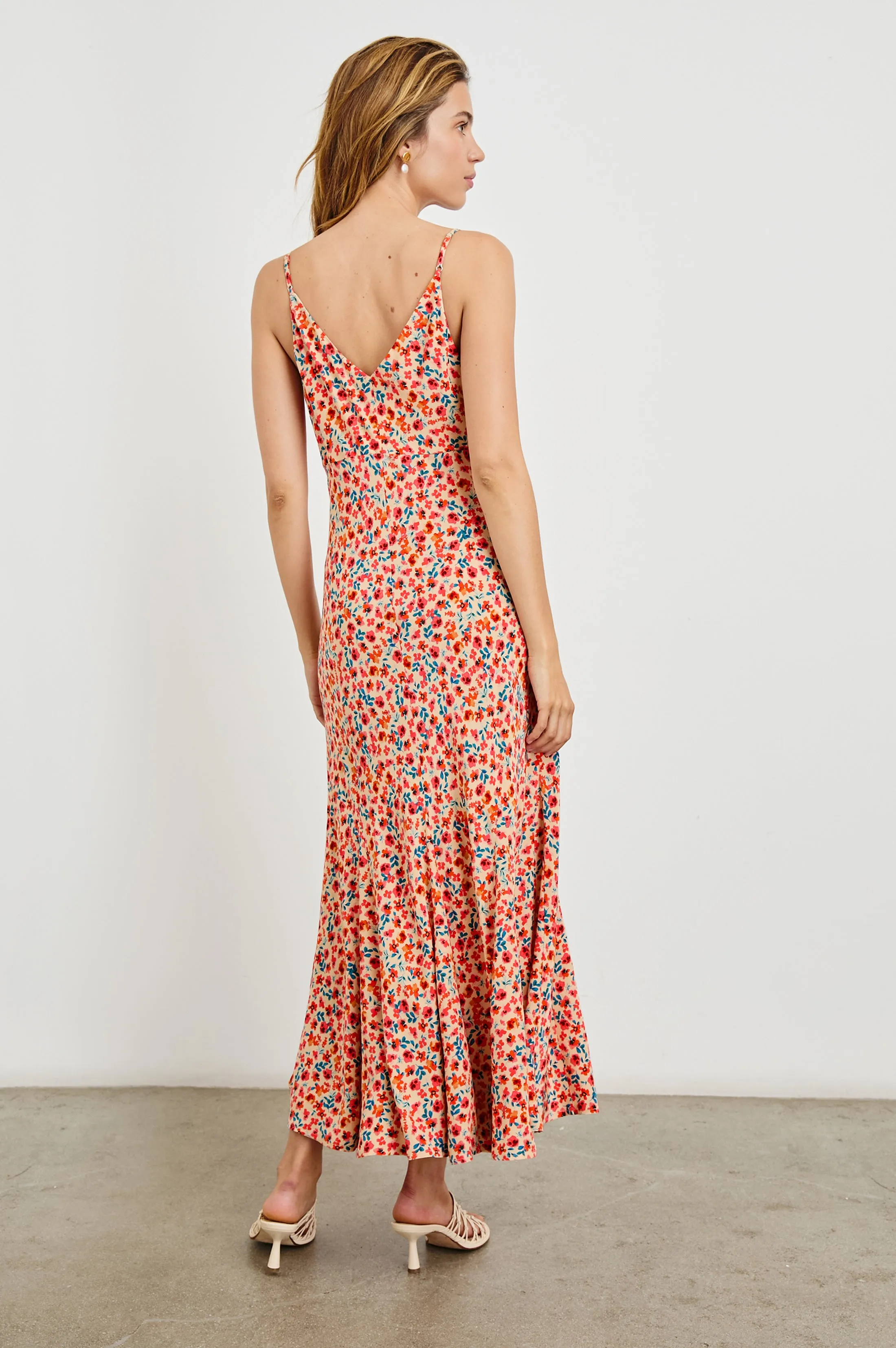 FLORIAN DRESS - RED POSY Rails