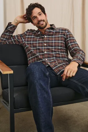 FORREST SHIRT - HICKORY BLUE MELANGE Rails