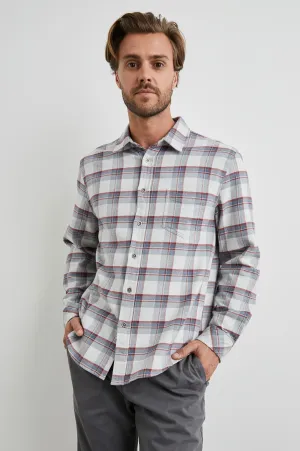 FORREST SHIRT - MOAB SKY MELANGE Rails