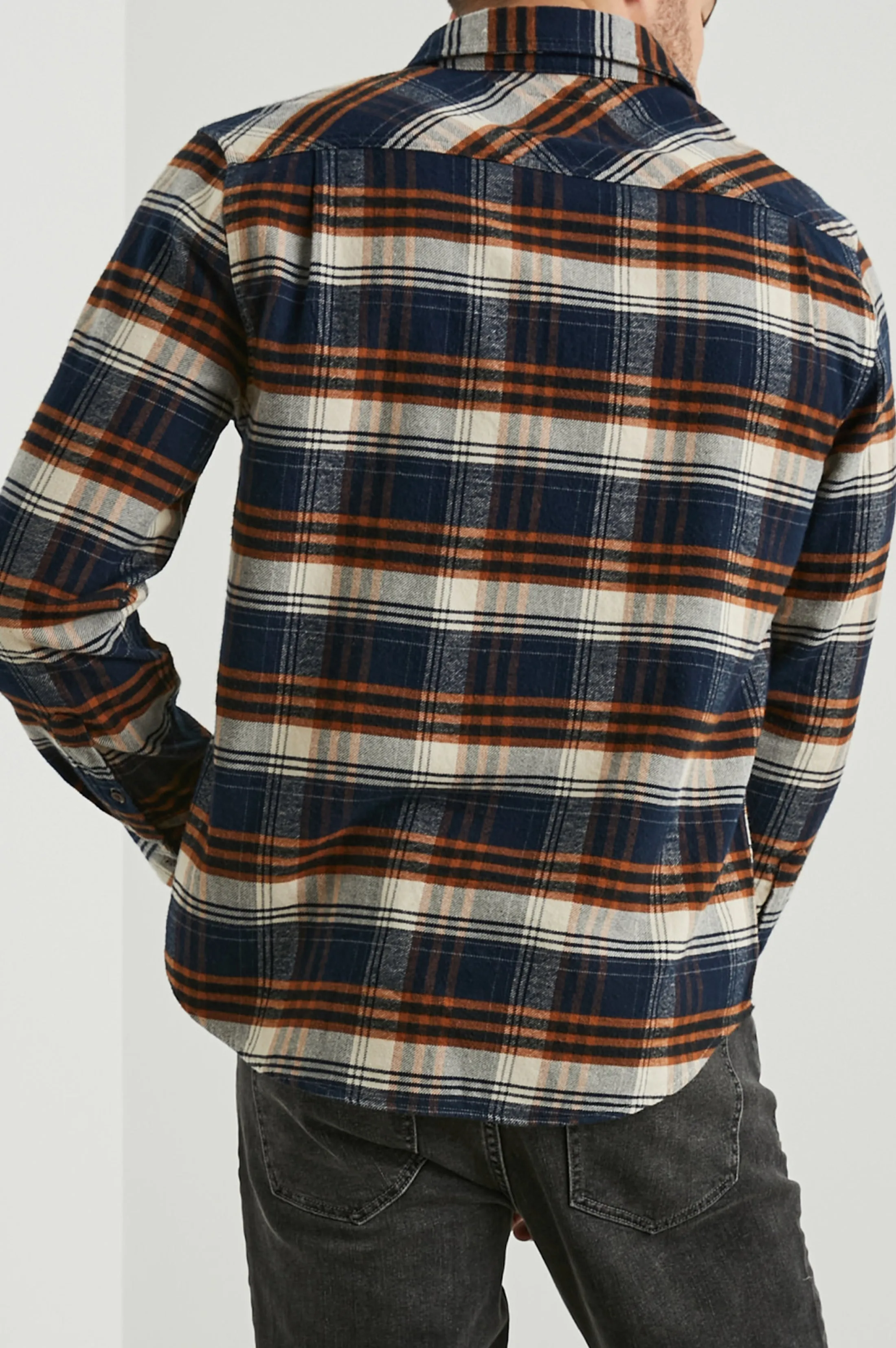 FORREST SHIRT - OAT UMBER STEEL Rails