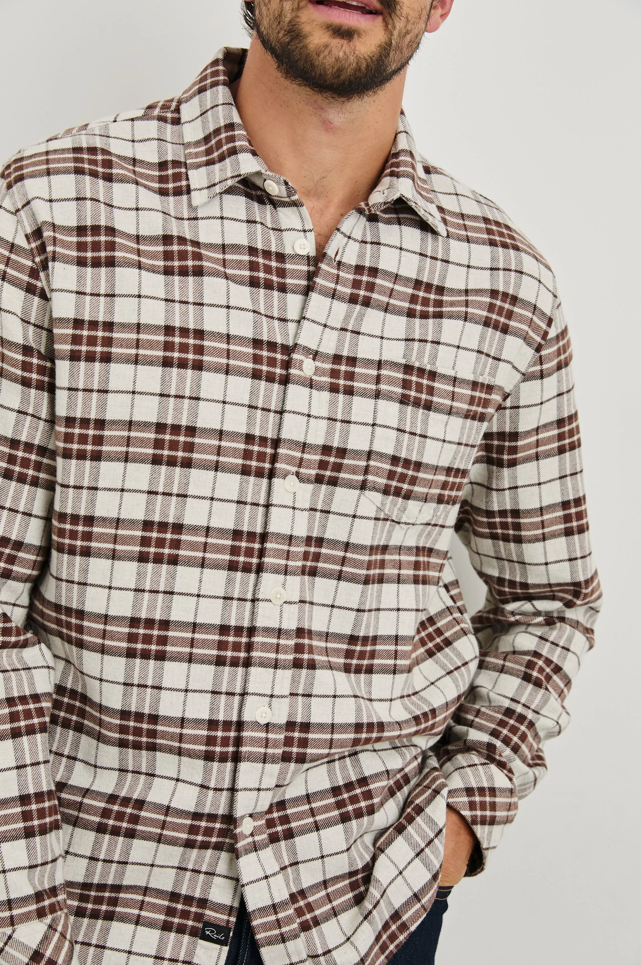 FORREST SHIRT - SANDALWOOD MOSAIC Rails