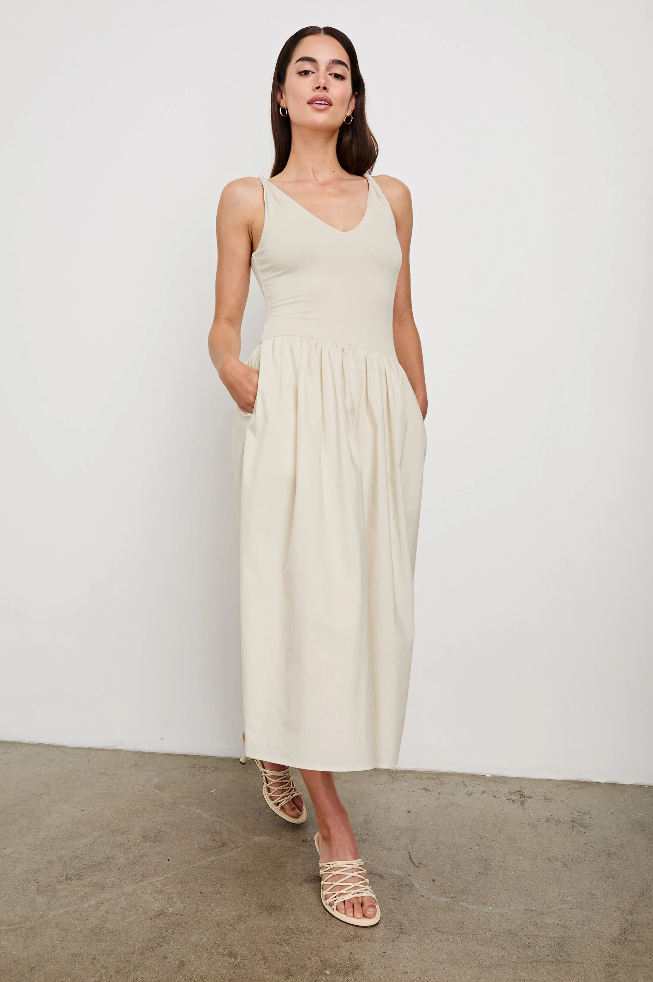 FRANCA DRESS - IVORY Rails