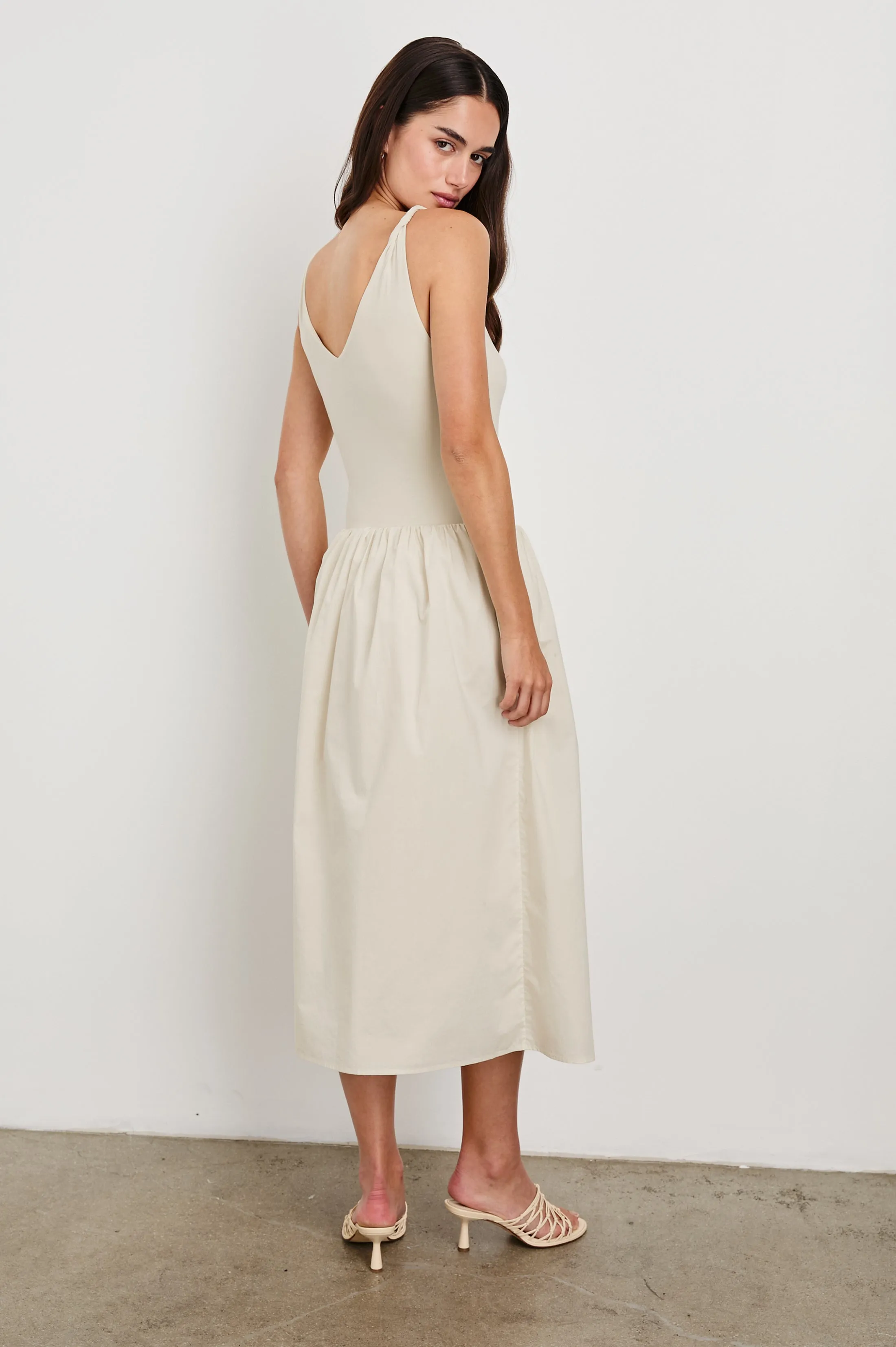 FRANCA DRESS - IVORY Rails
