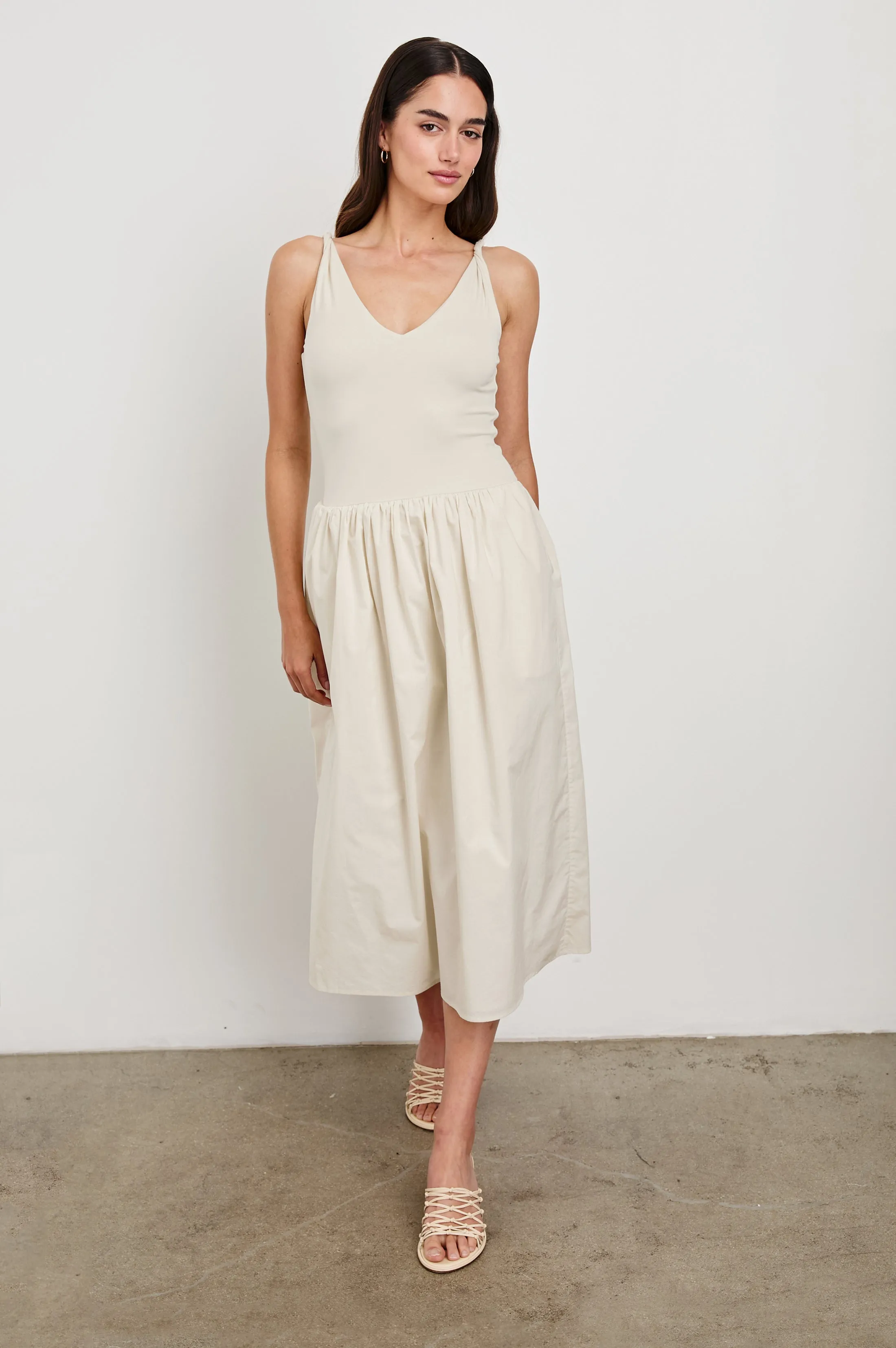 FRANCA DRESS - IVORY Rails