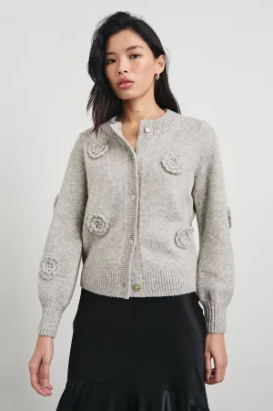 FRANCESCA CARDIGAN - HEATHER GREY Rails