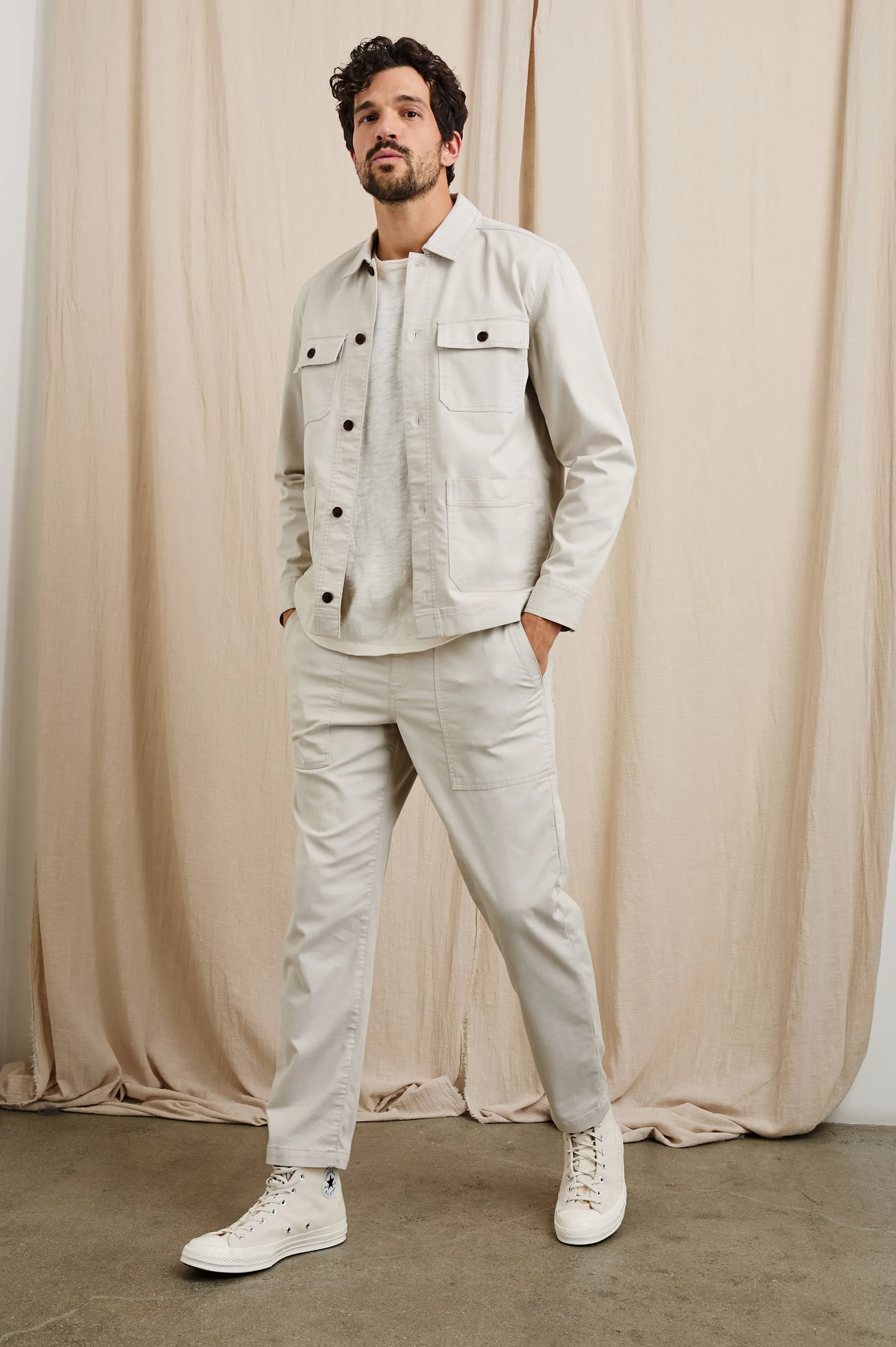 FRANKLIN JACKET - OAT RAILROAD DOBBY Rails