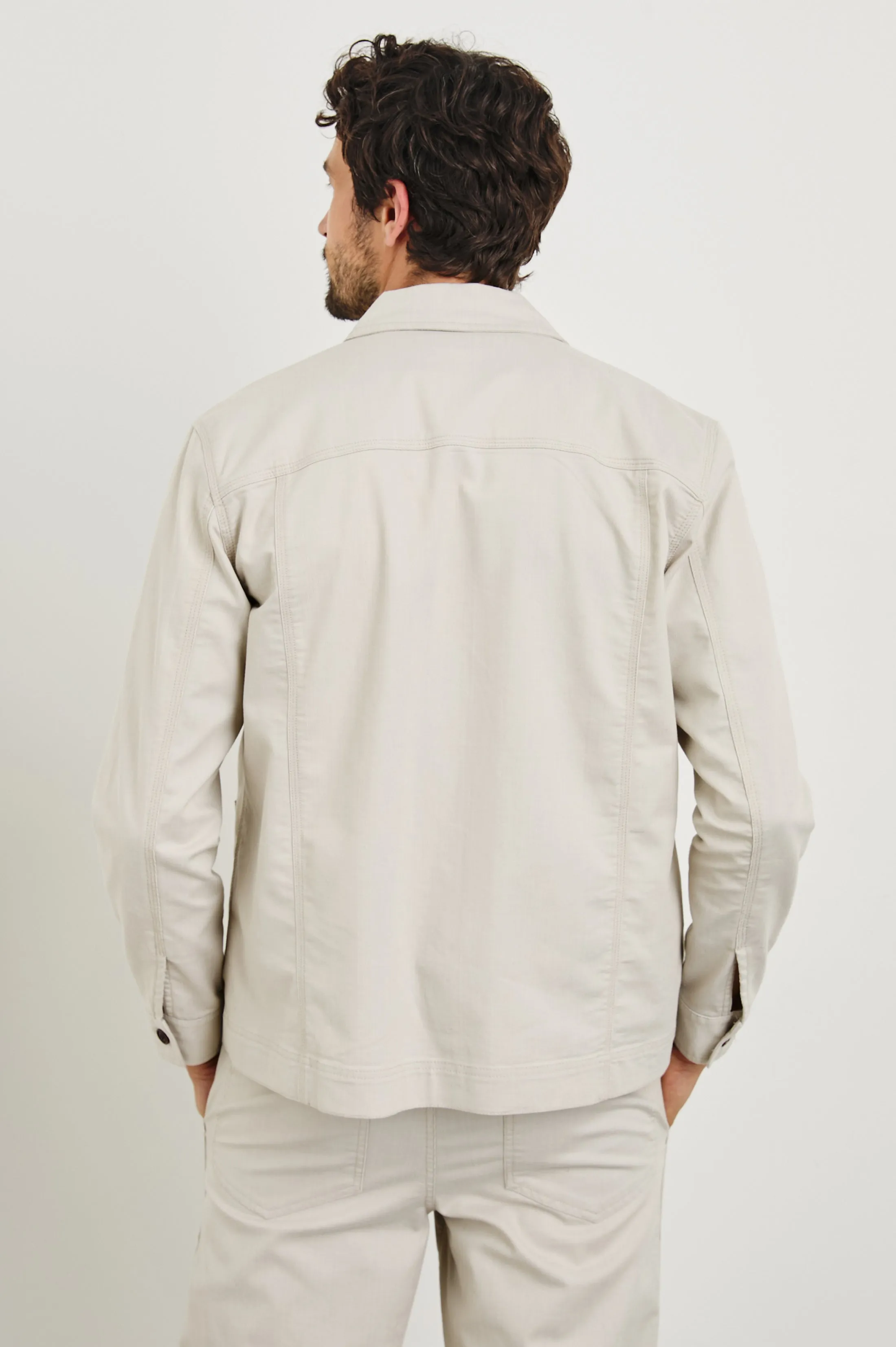 FRANKLIN JACKET - OAT RAILROAD DOBBY Rails