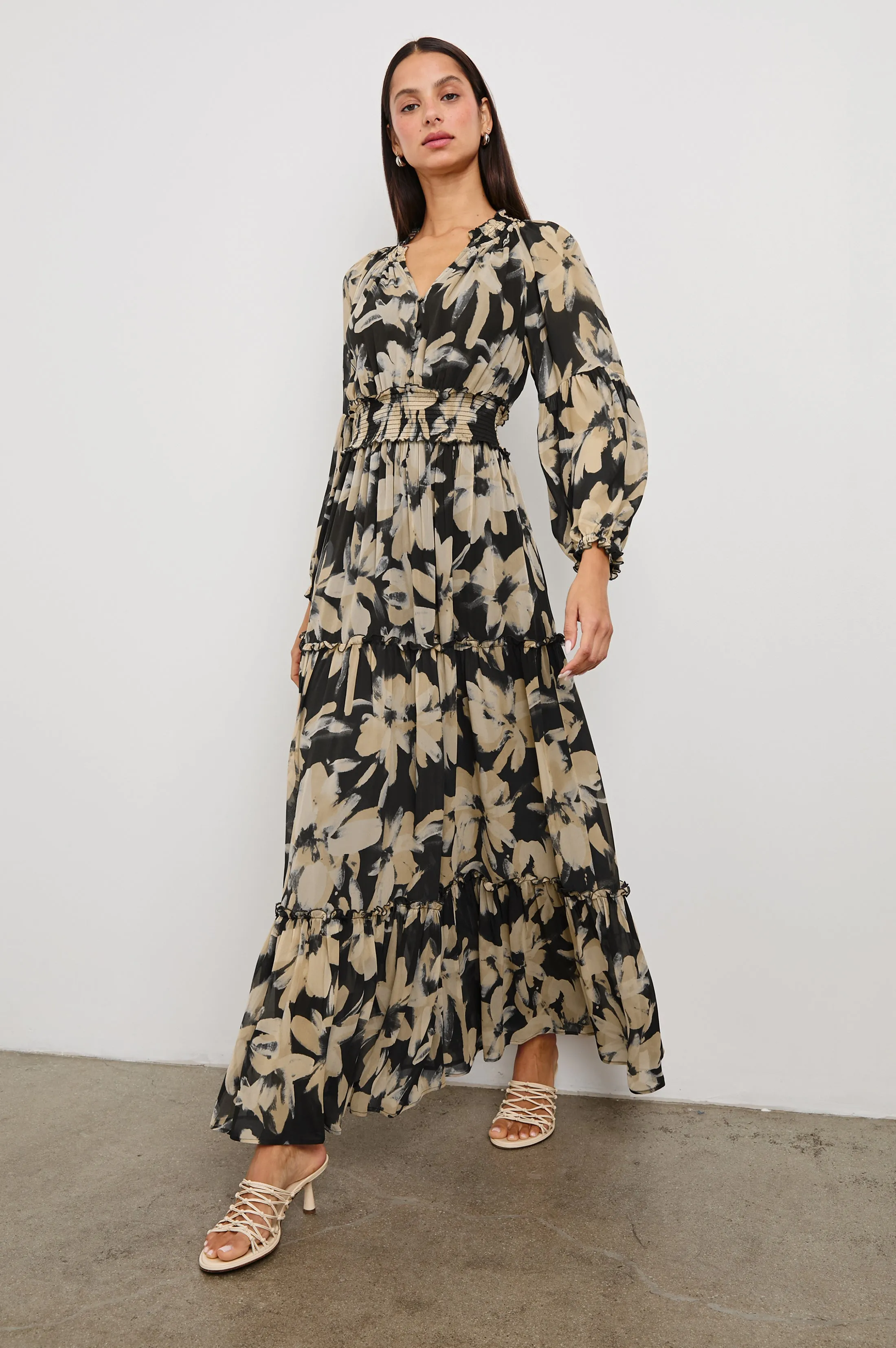 FREDERICA DRESS - CHARCOAL LILY Rails