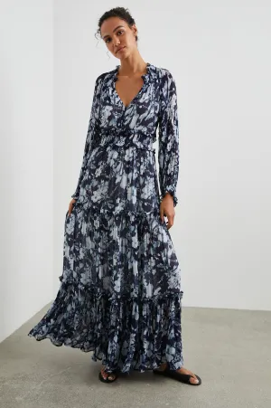 FREDERICA DRESS - INDIGO BLOSSOMS Rails