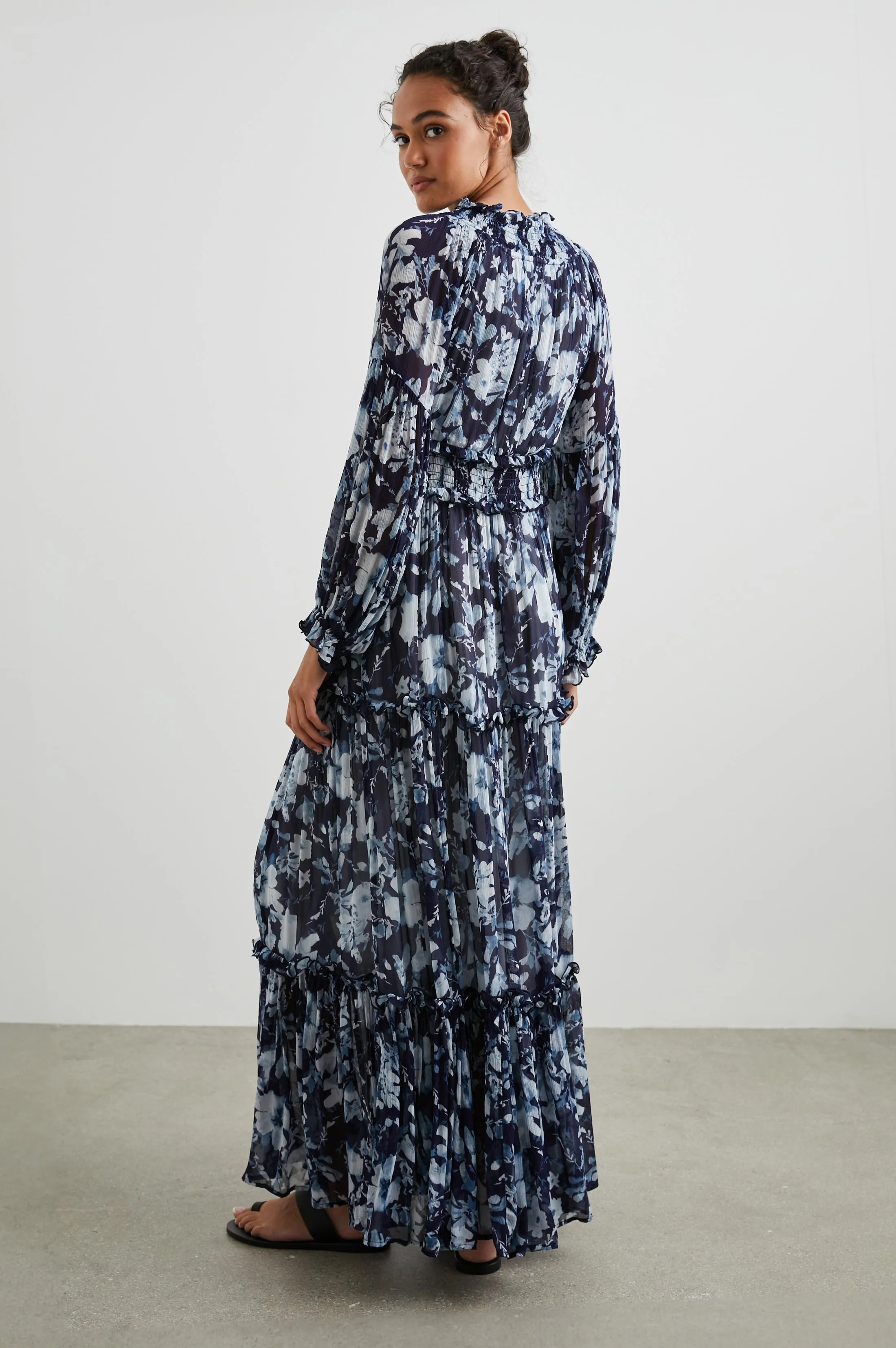 FREDERICA DRESS - INDIGO BLOSSOMS Rails
