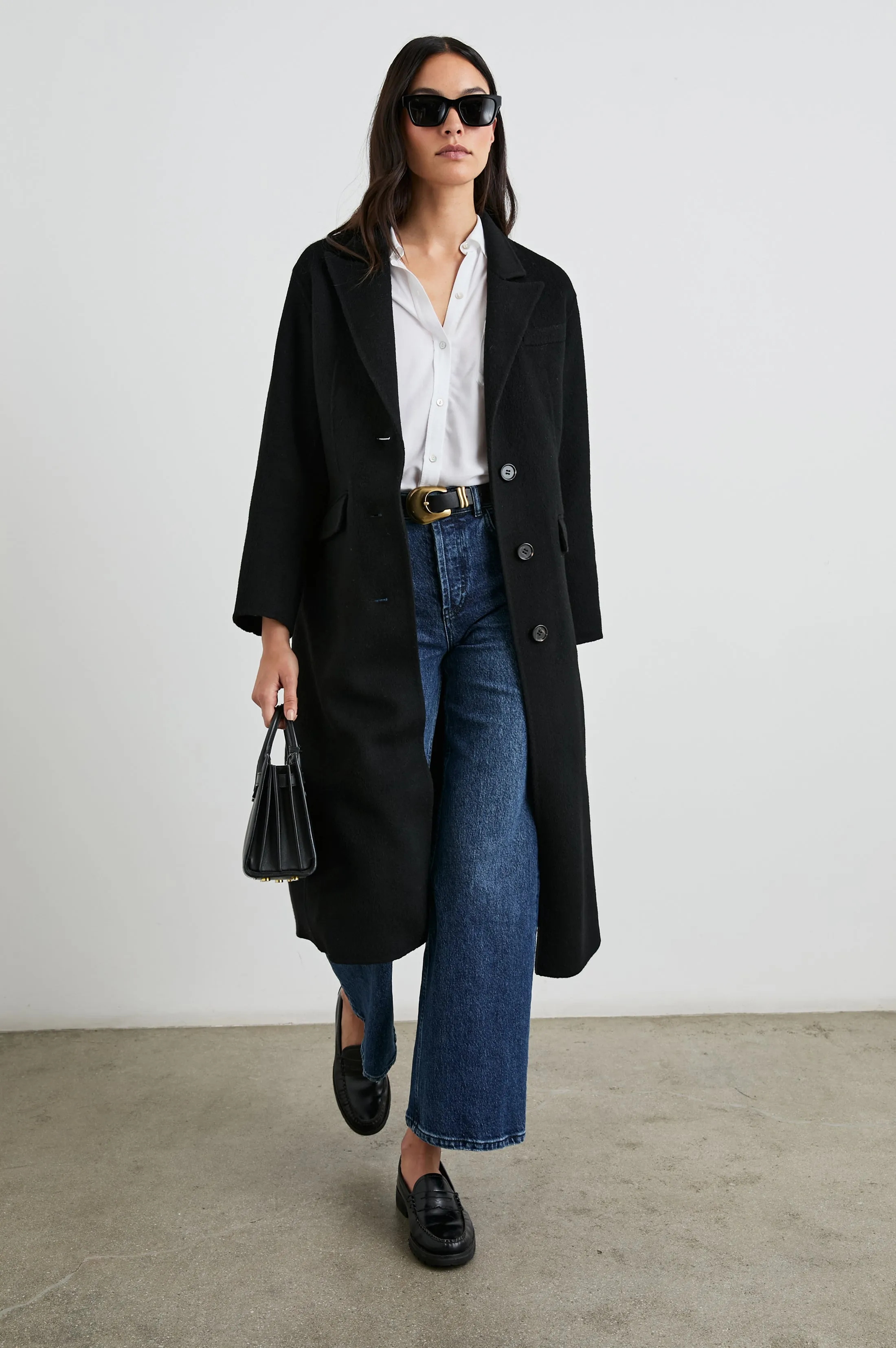 GALLERY COAT - BLACK Rails