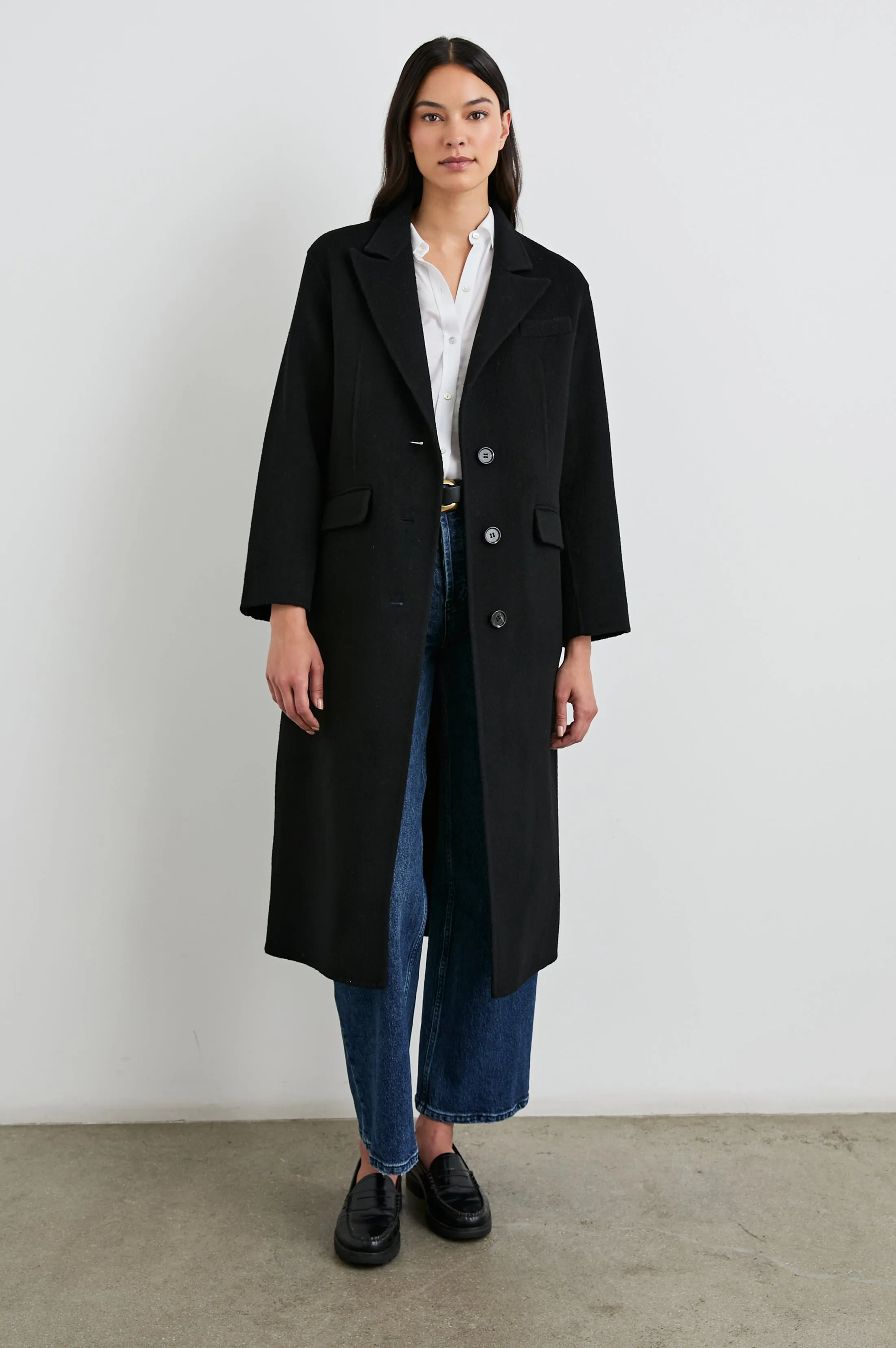 GALLERY COAT - BLACK Rails