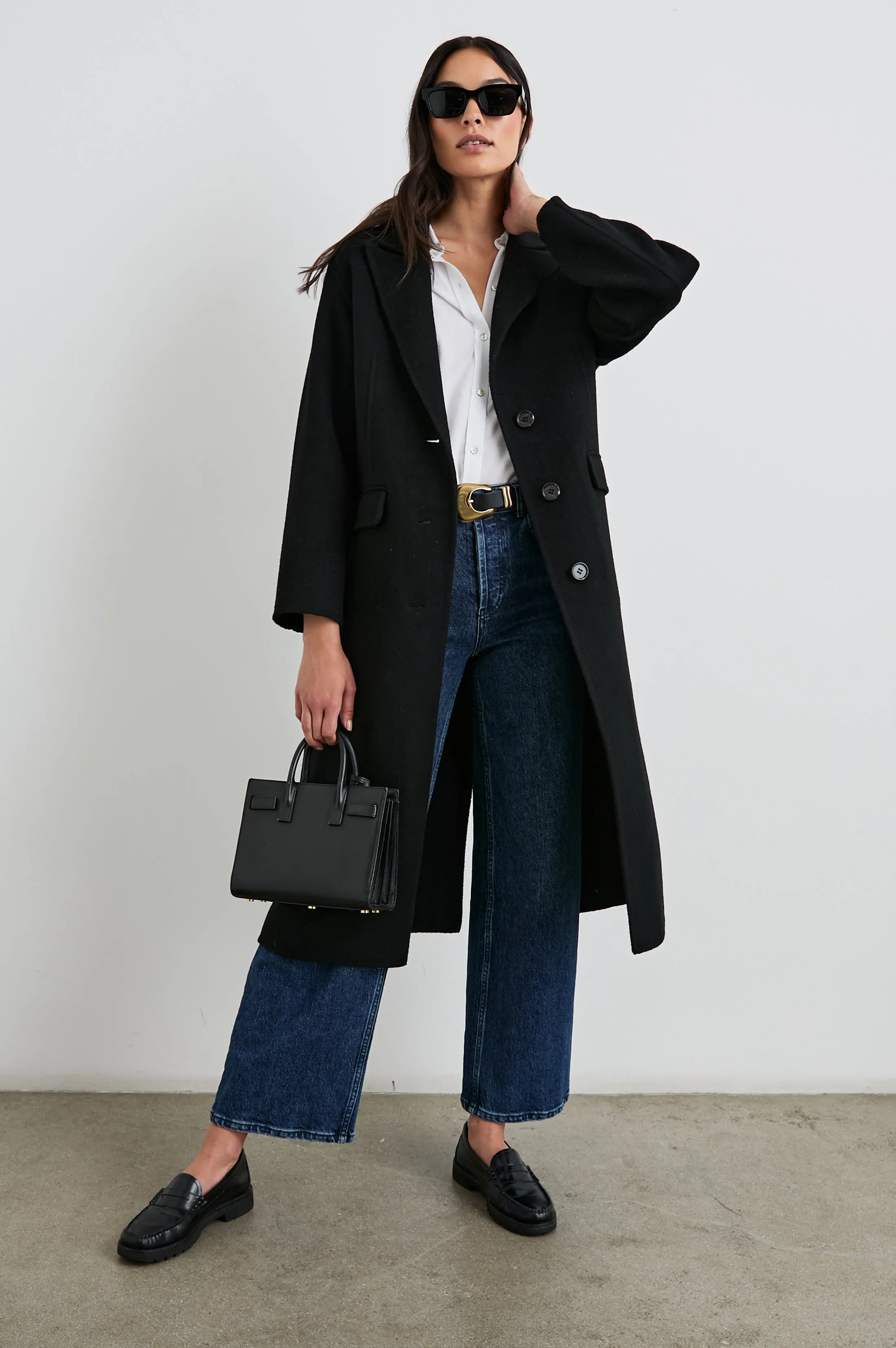GALLERY COAT - BLACK Rails