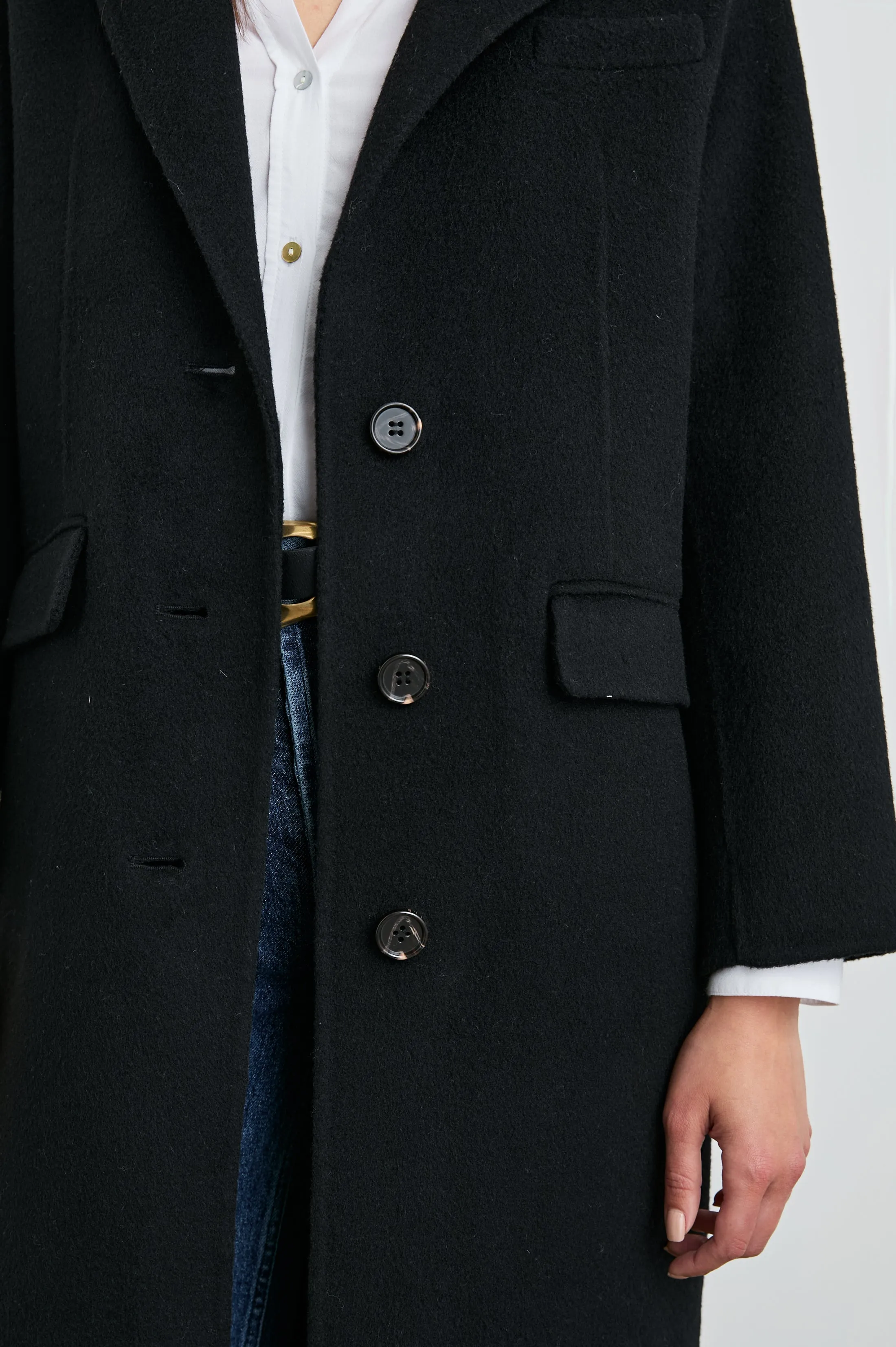 GALLERY COAT - BLACK Rails
