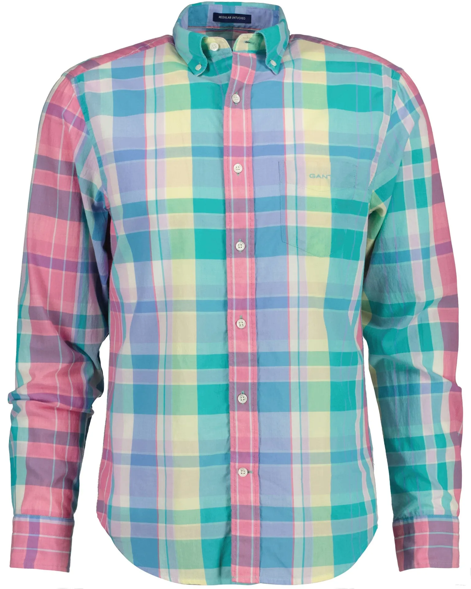 GANT - Madras Cotton Shirt - Check - Perky Pink