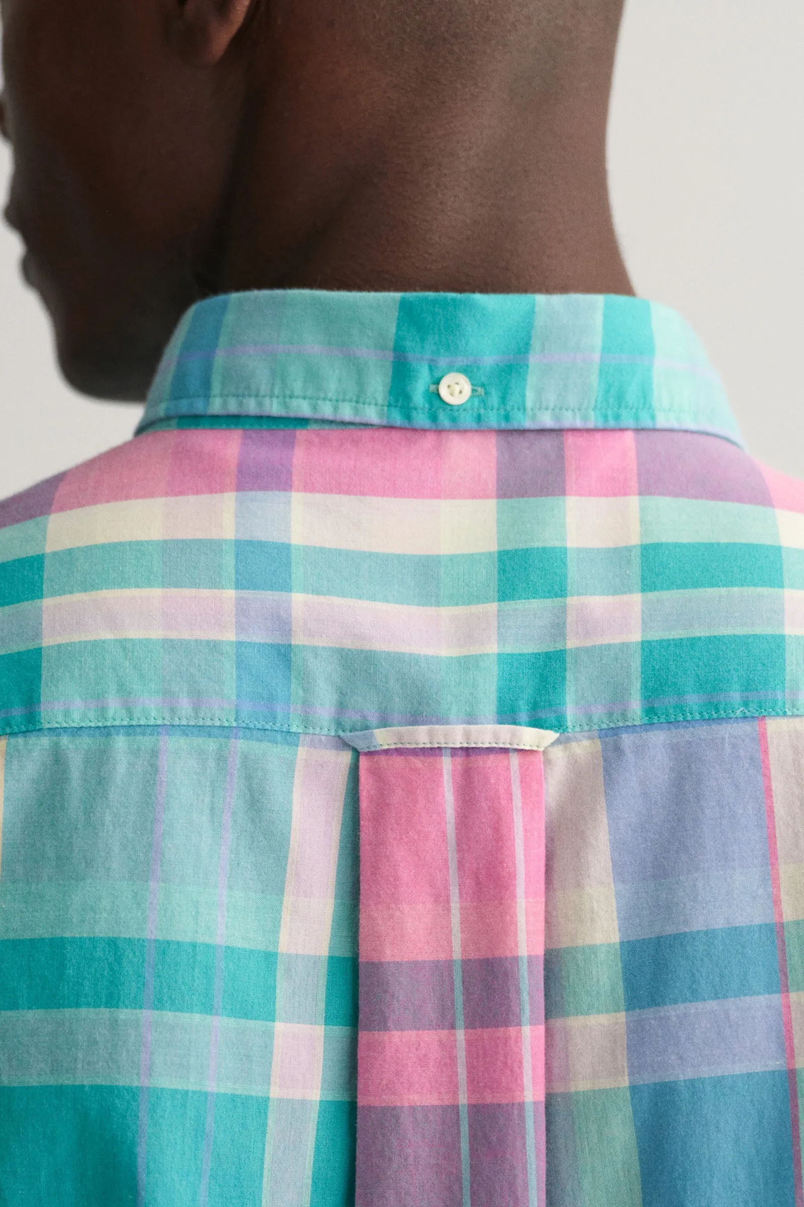 GANT - Madras Cotton Shirt - Check - Perky Pink
