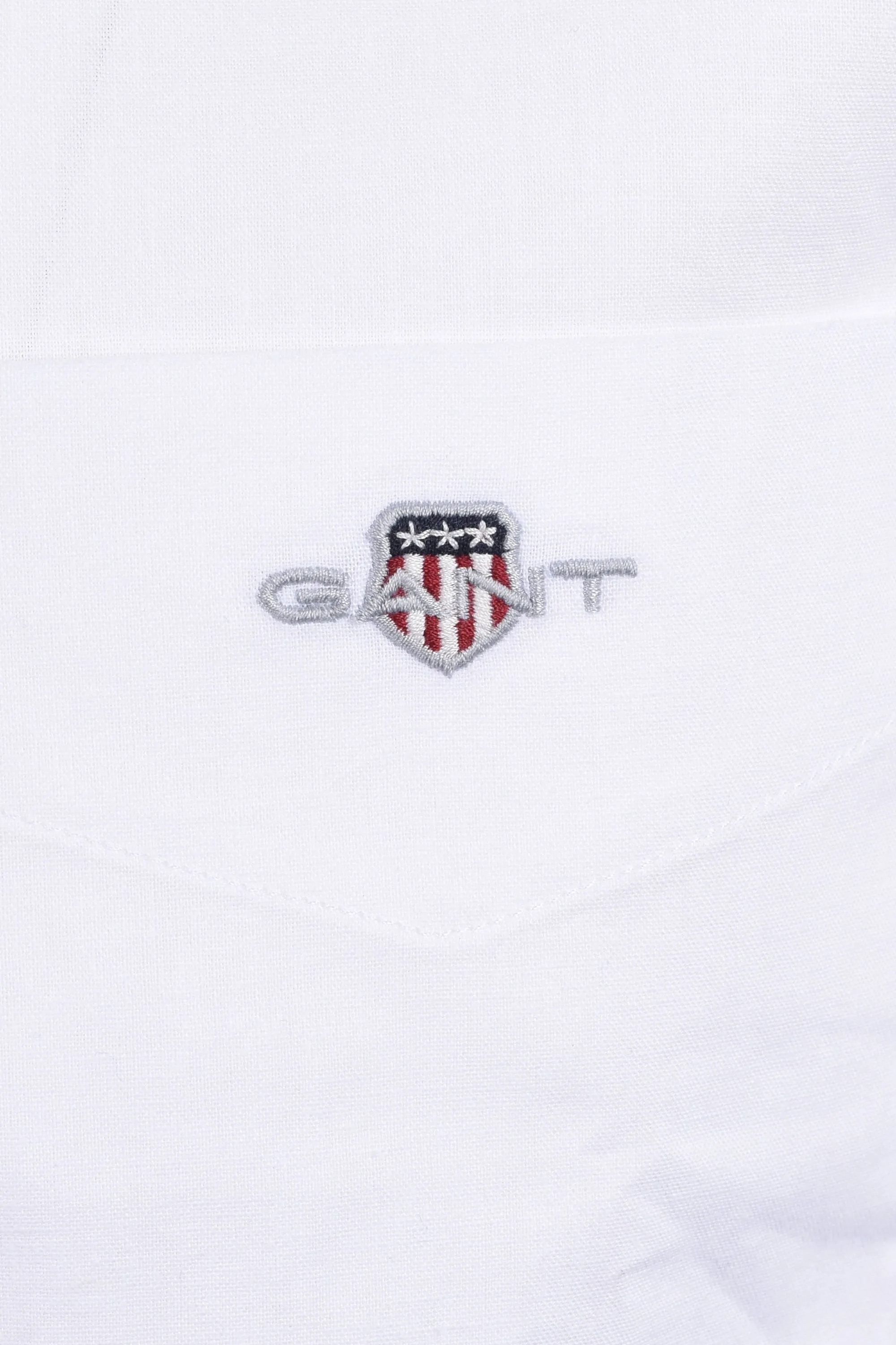 Gant Reg Cotton Linen Long Sleeve Shirt White