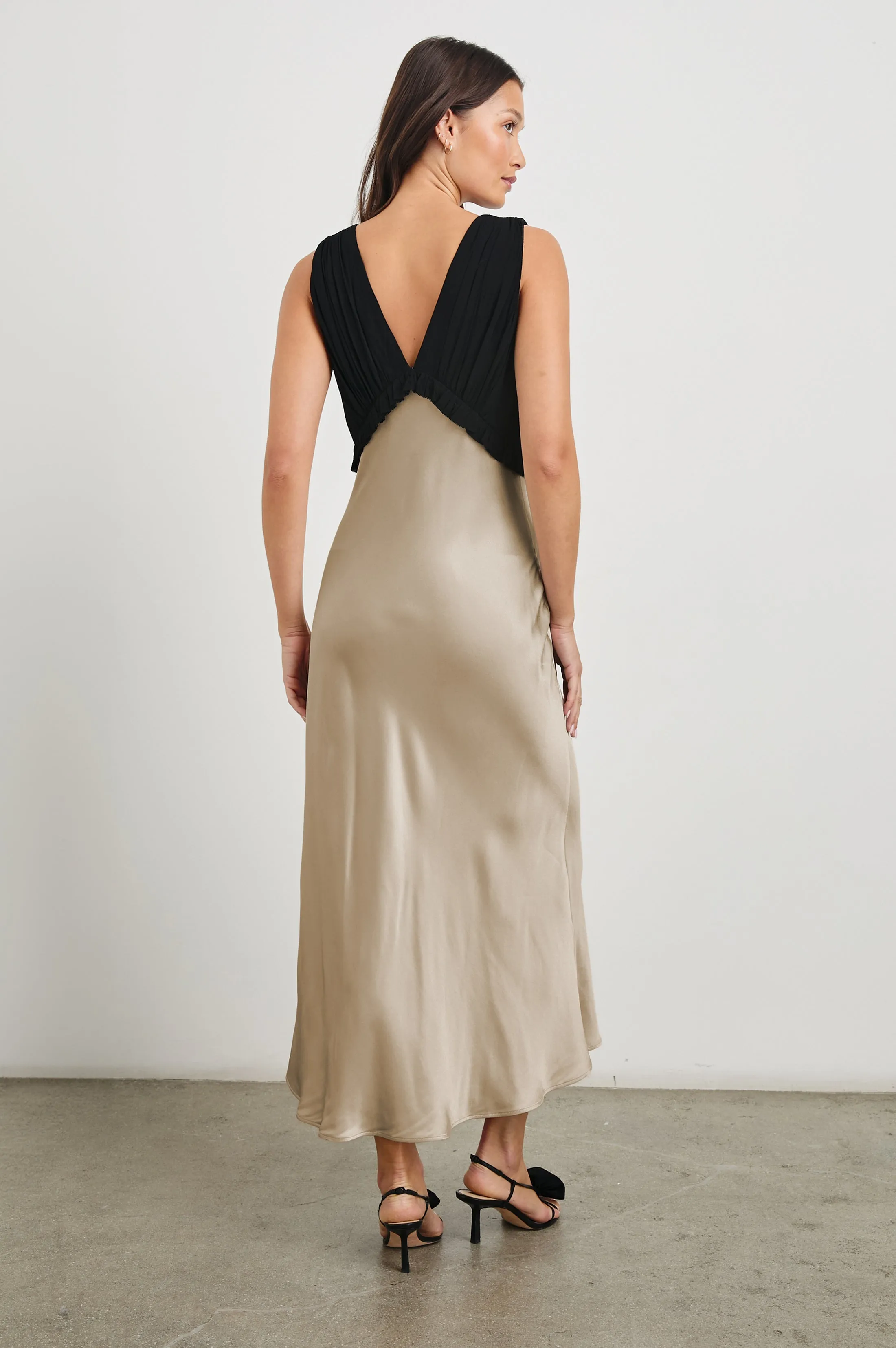 GILDA DRESS - CHAMPAGNE Rails