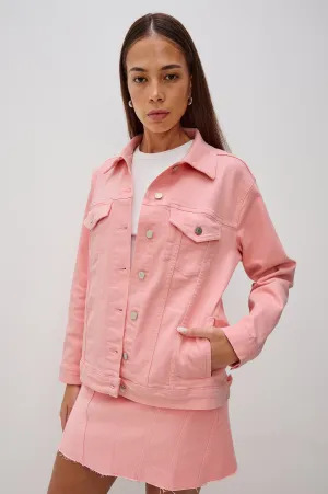 GROVE BOYFRIEND TRUCKER JACKET - BUBBLE GUM Rails