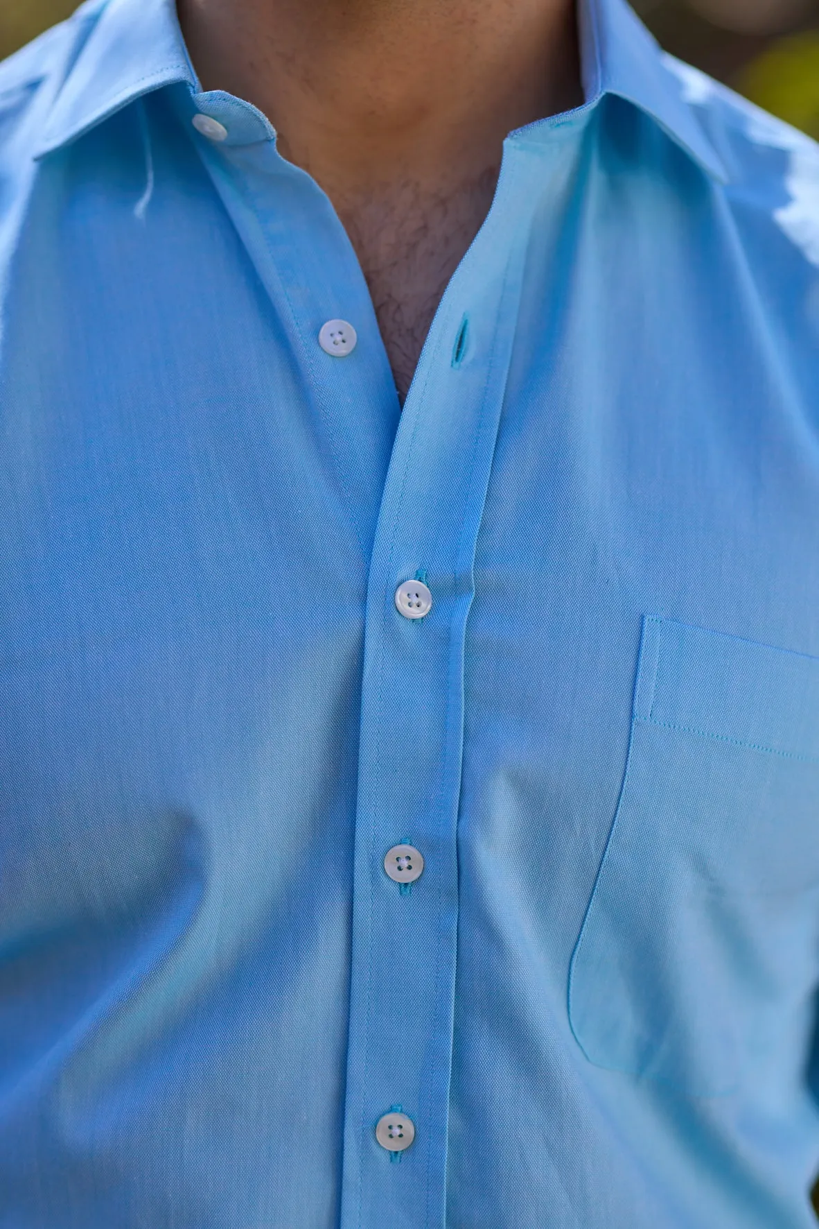 Gun Hill Mens Gadder Classic Shirt - Aqua