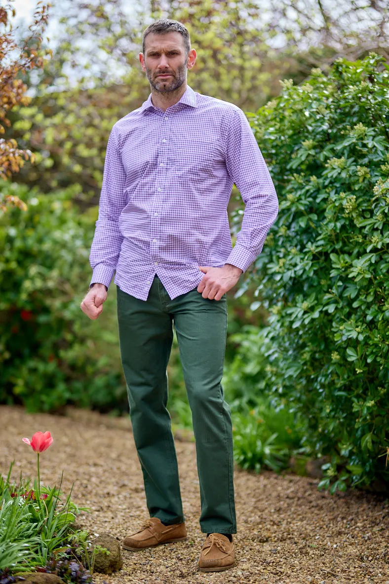 Gun Hill Mens Nar Classic shirt - Purple