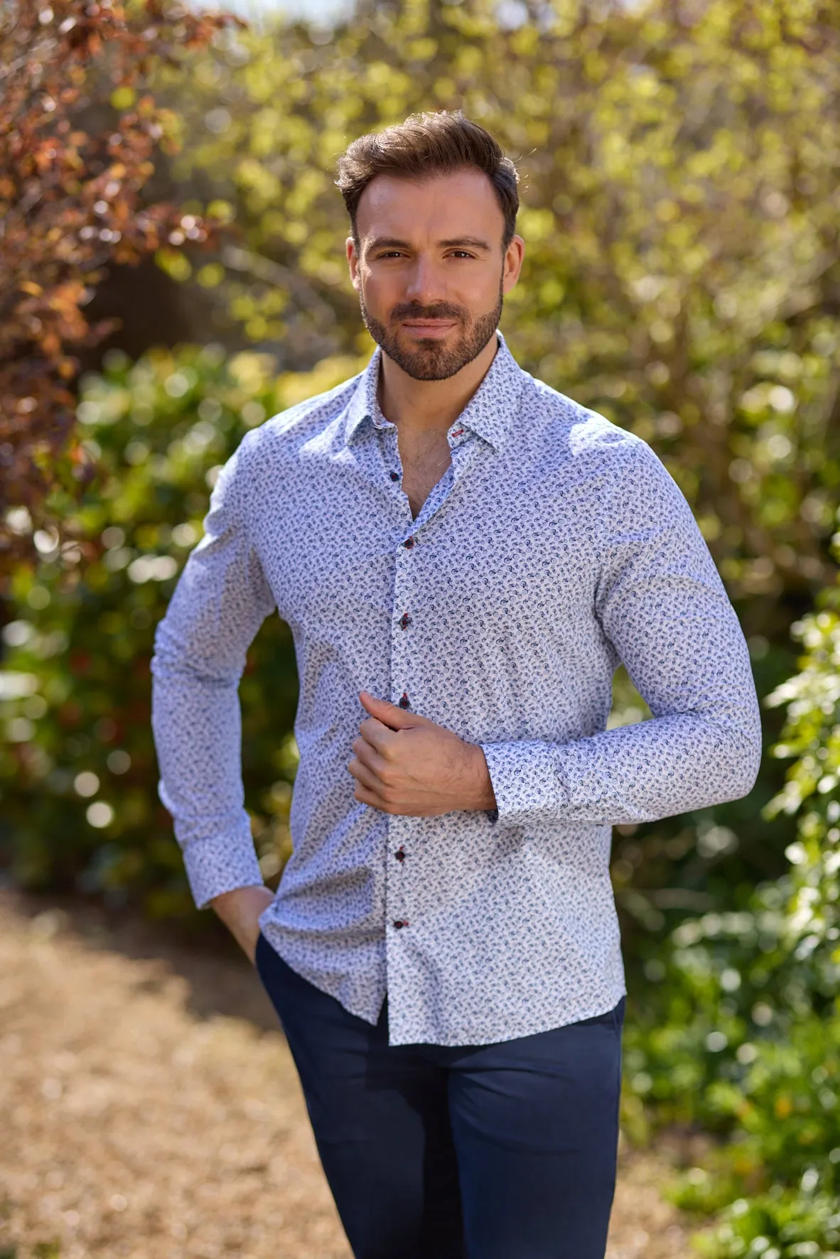 Gun Hill Mens Triumph Shirt - Bicycles
