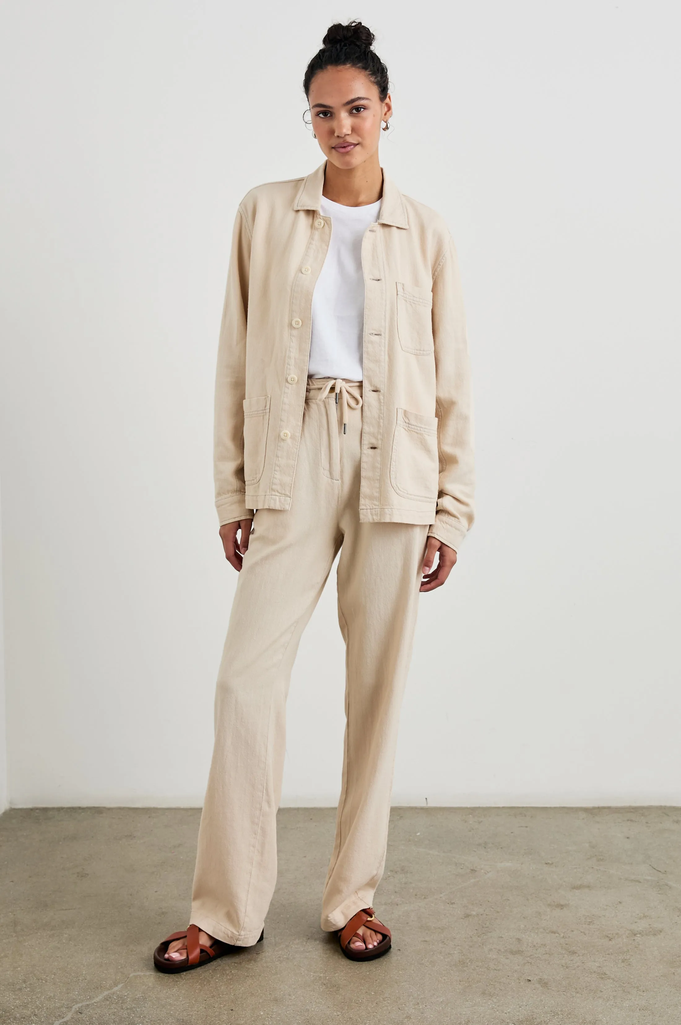 GWEN JACKET - STONE Rails