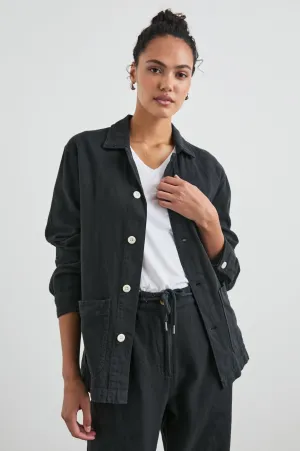 GWEN JACKET - WASHED BLACK Rails
