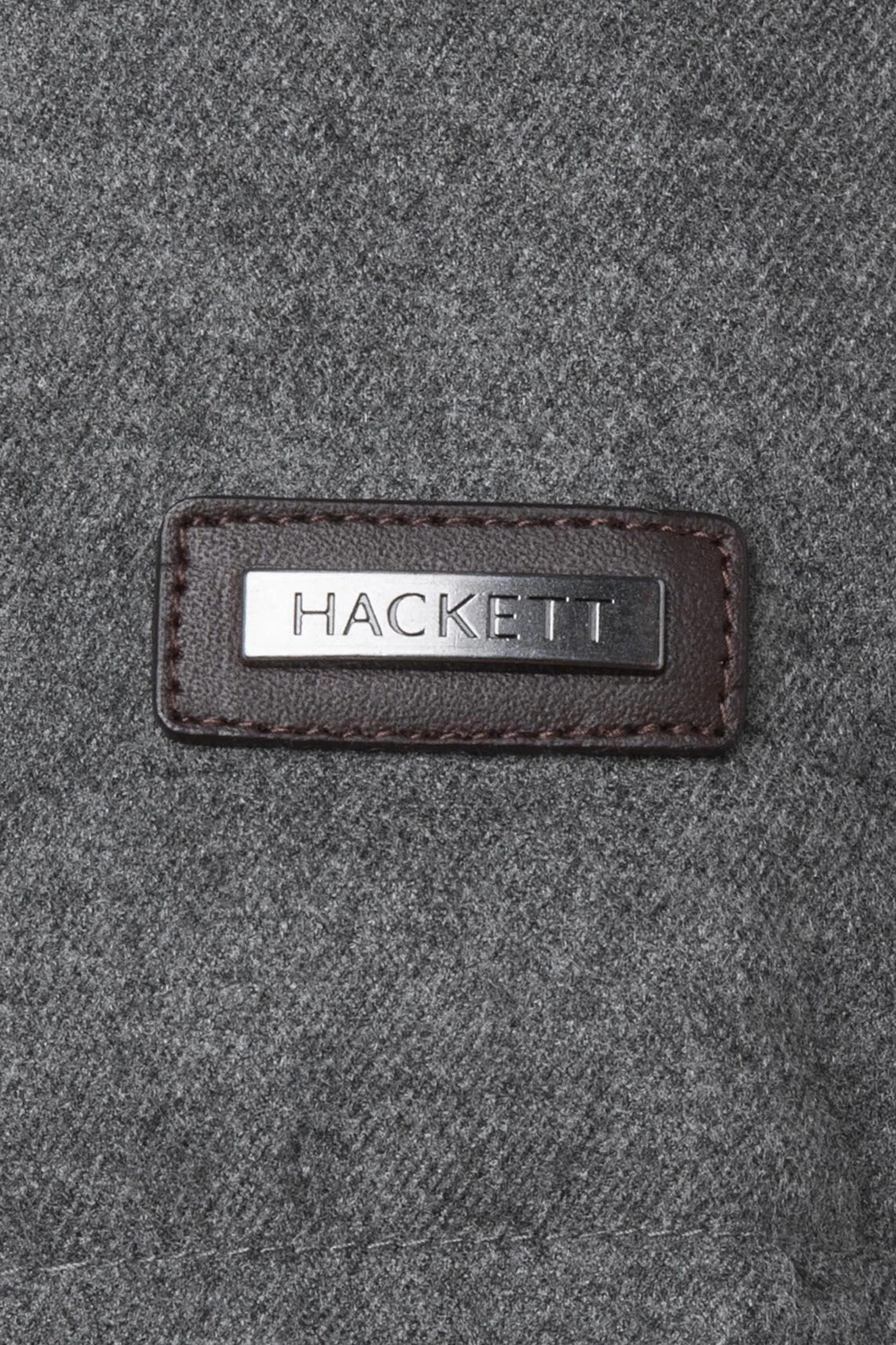 Hackett Flannel Blazer Granite Grey