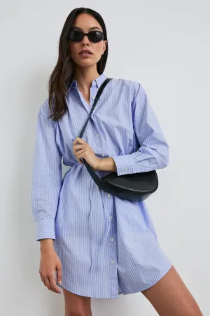 HARMONY DRESS - OXFORD WHITE STRIPE Rails