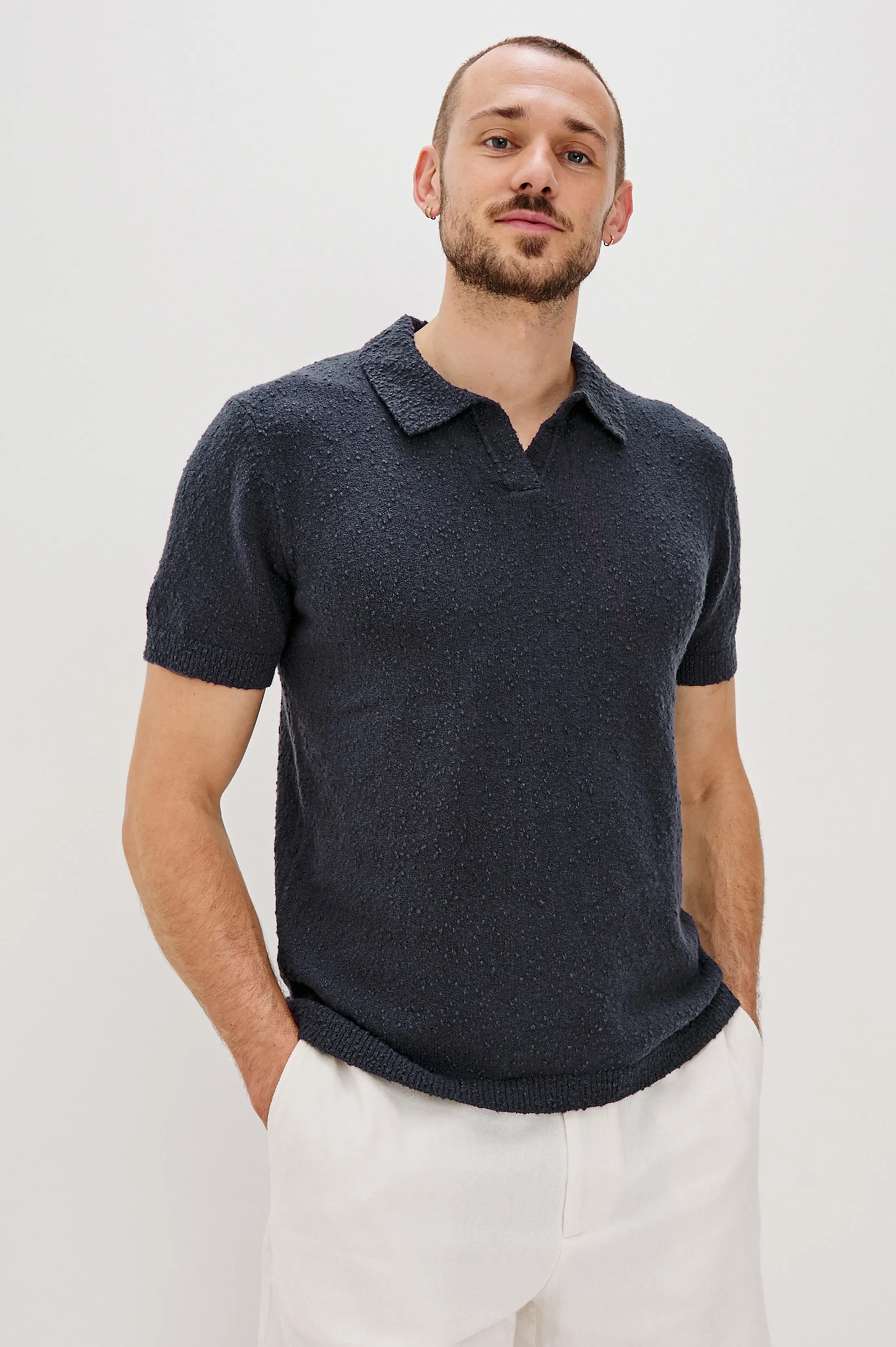 HEATH POLO SHIRT - MIDNIGHT BLUE Rails