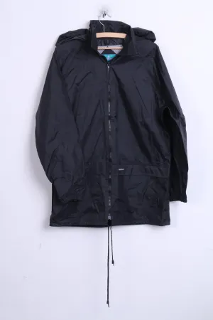 HIGH POINT Mens M Jacket Black Waterproof System Hood Nylon