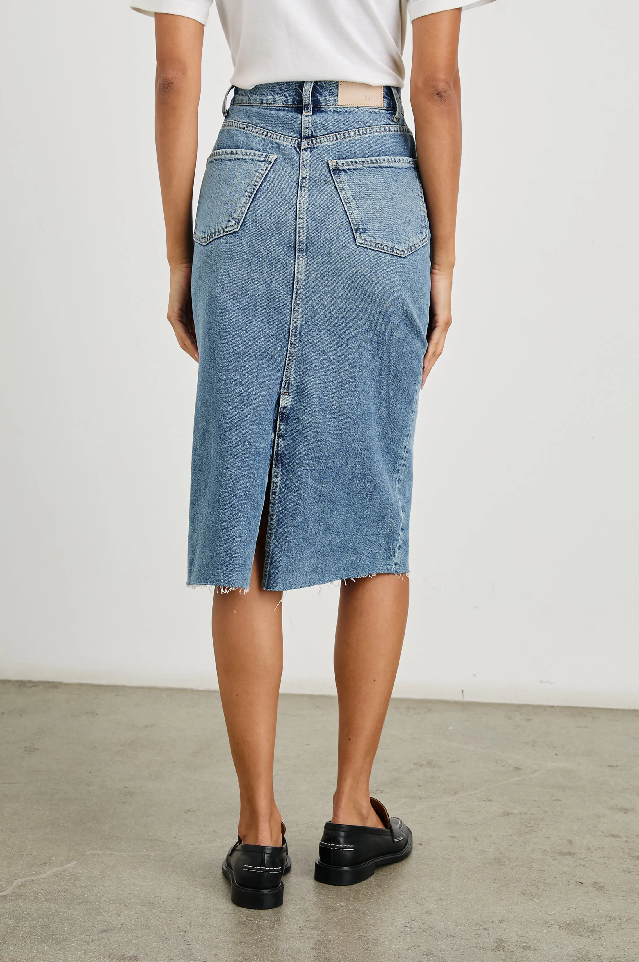 HIGHLAND SKIRT - VINTAGE SAPPHIRE Rails
