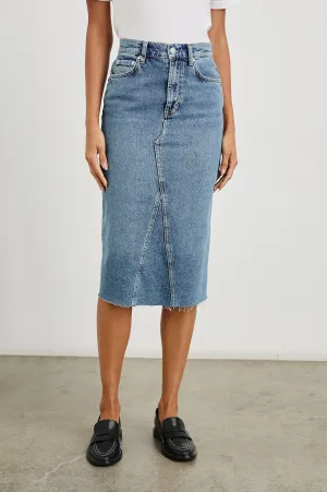 HIGHLAND SKIRT - VINTAGE SAPPHIRE Rails