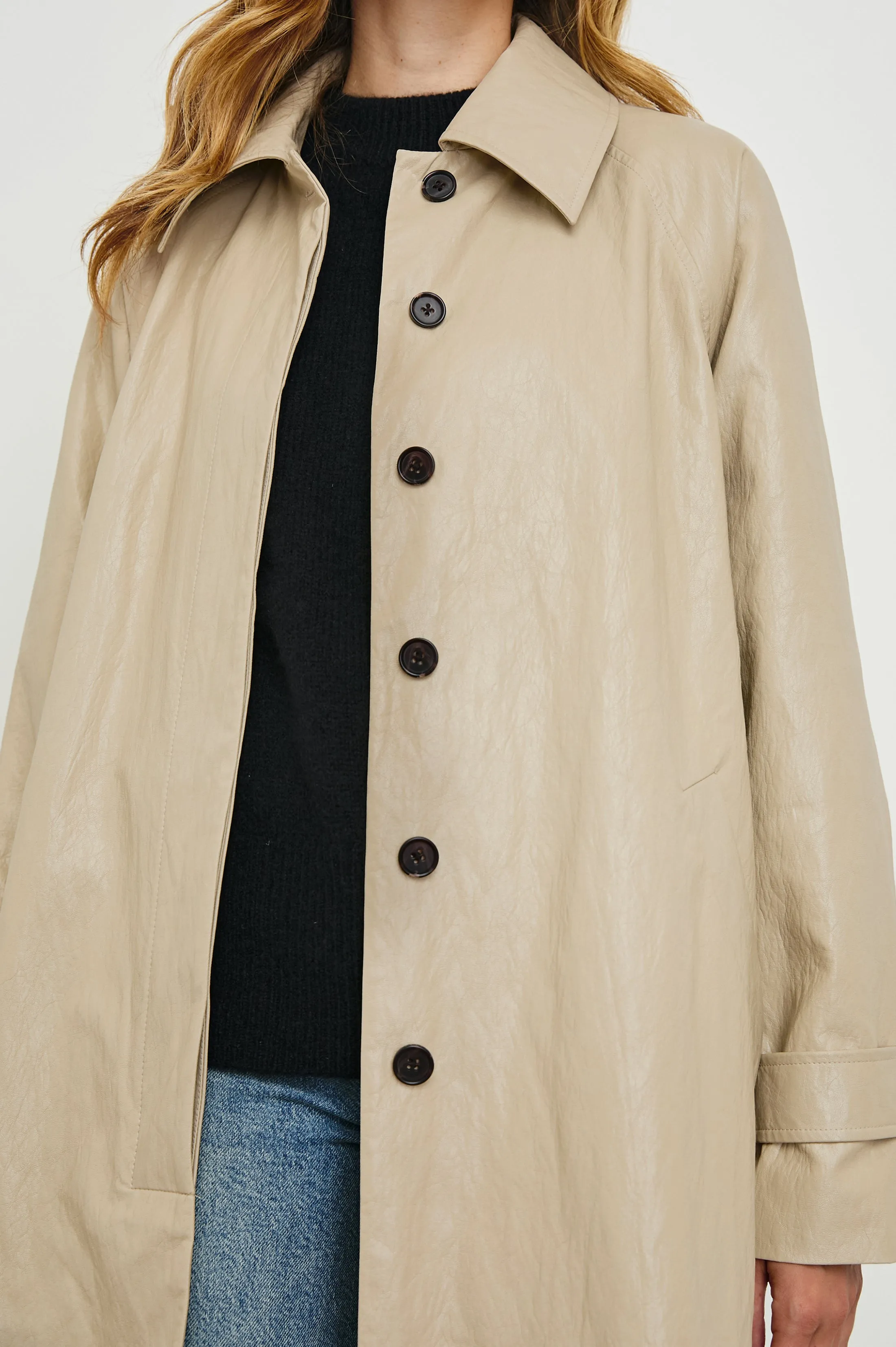 HILLS JACKET - DUNE FAUX LEATHER Rails