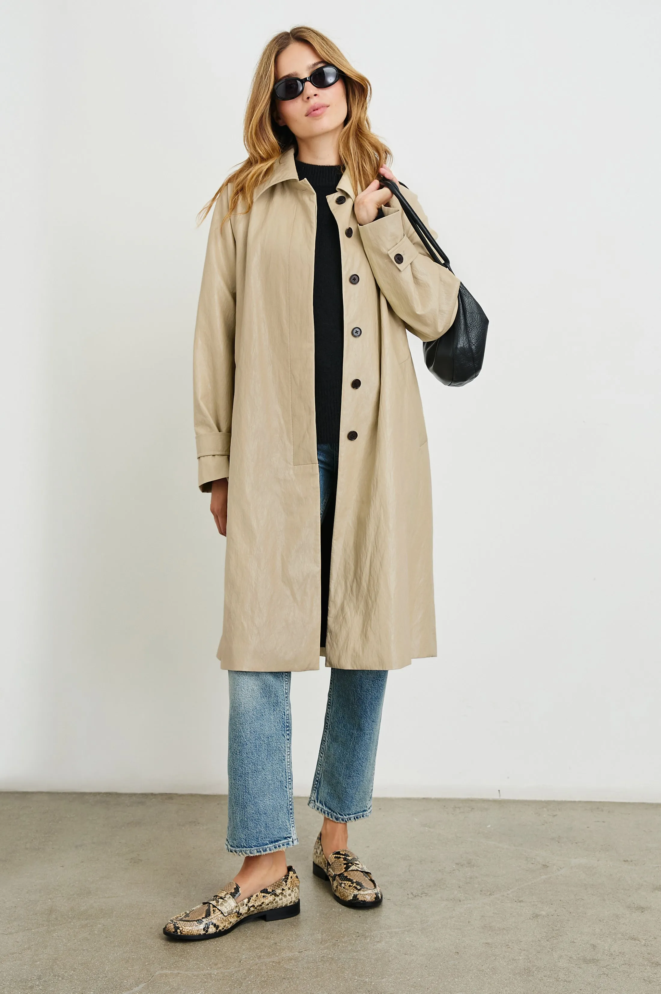 HILLS JACKET - DUNE FAUX LEATHER Rails