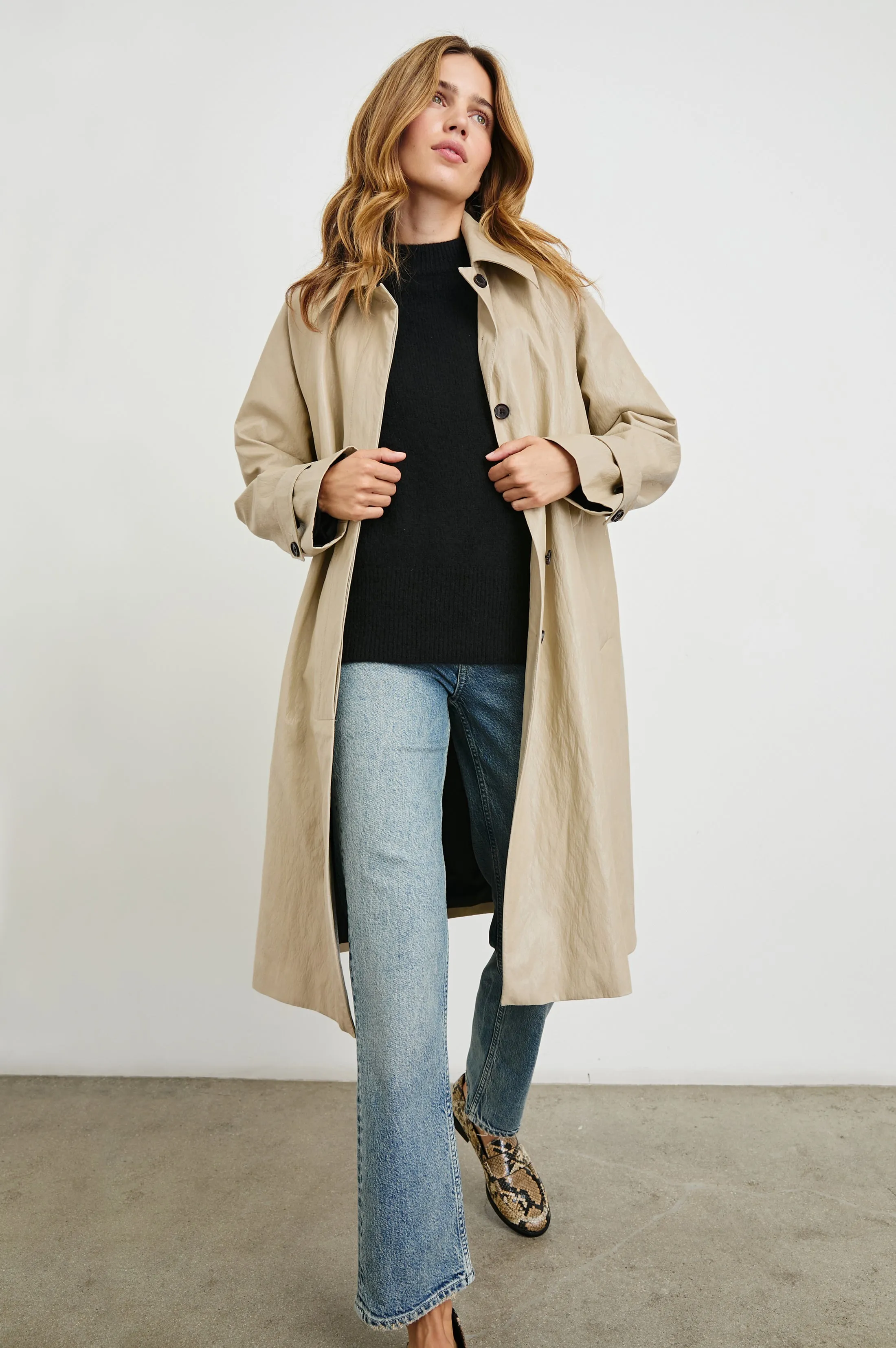 HILLS JACKET - DUNE FAUX LEATHER Rails