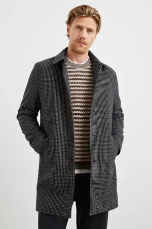 HOCKNEY OVERCOAT - GREY CHECK PLAID Rails
