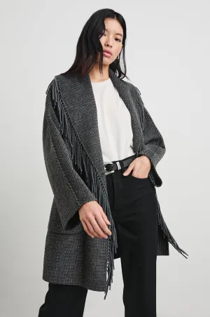 HUGO COAT - CHARCOAL CHECK Rails