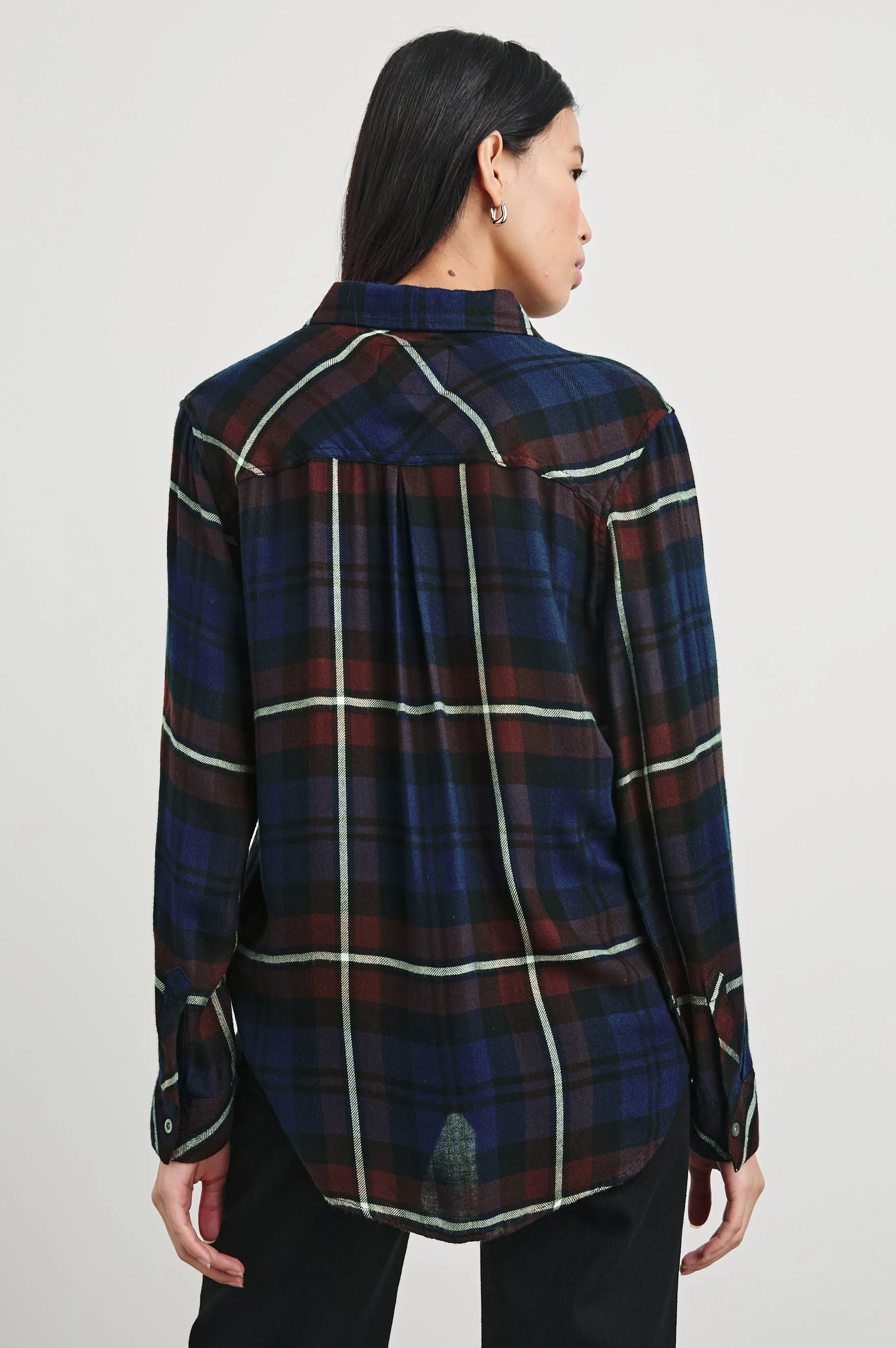 HUNTER SHIRT - CHESTNUT BIRCH NAVY Rails