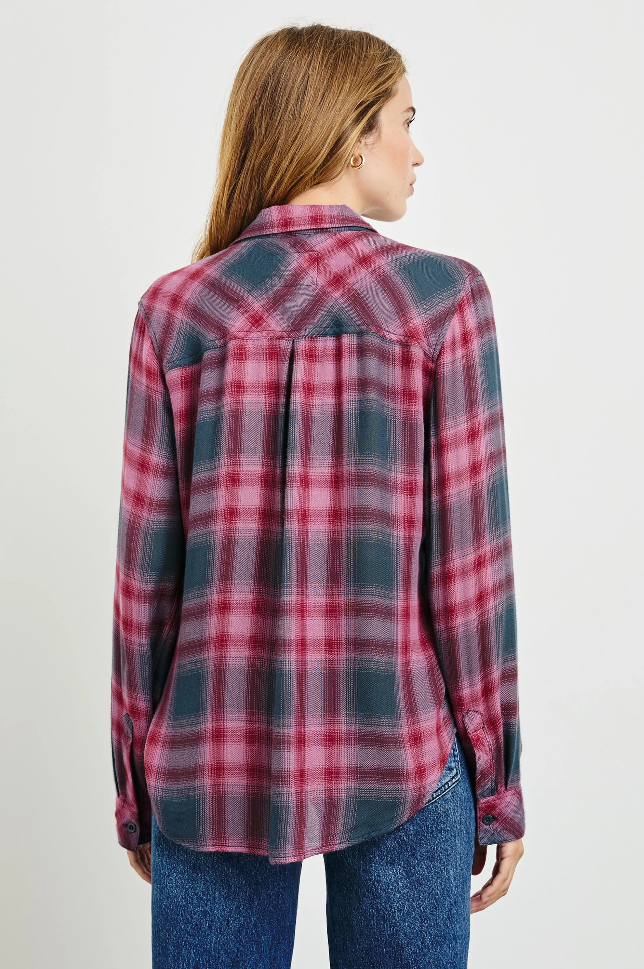 HUNTER SHIRT - DUSTY MAUVE EVERGREEN Rails
