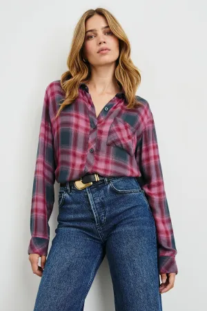 HUNTER SHIRT - DUSTY MAUVE EVERGREEN Rails