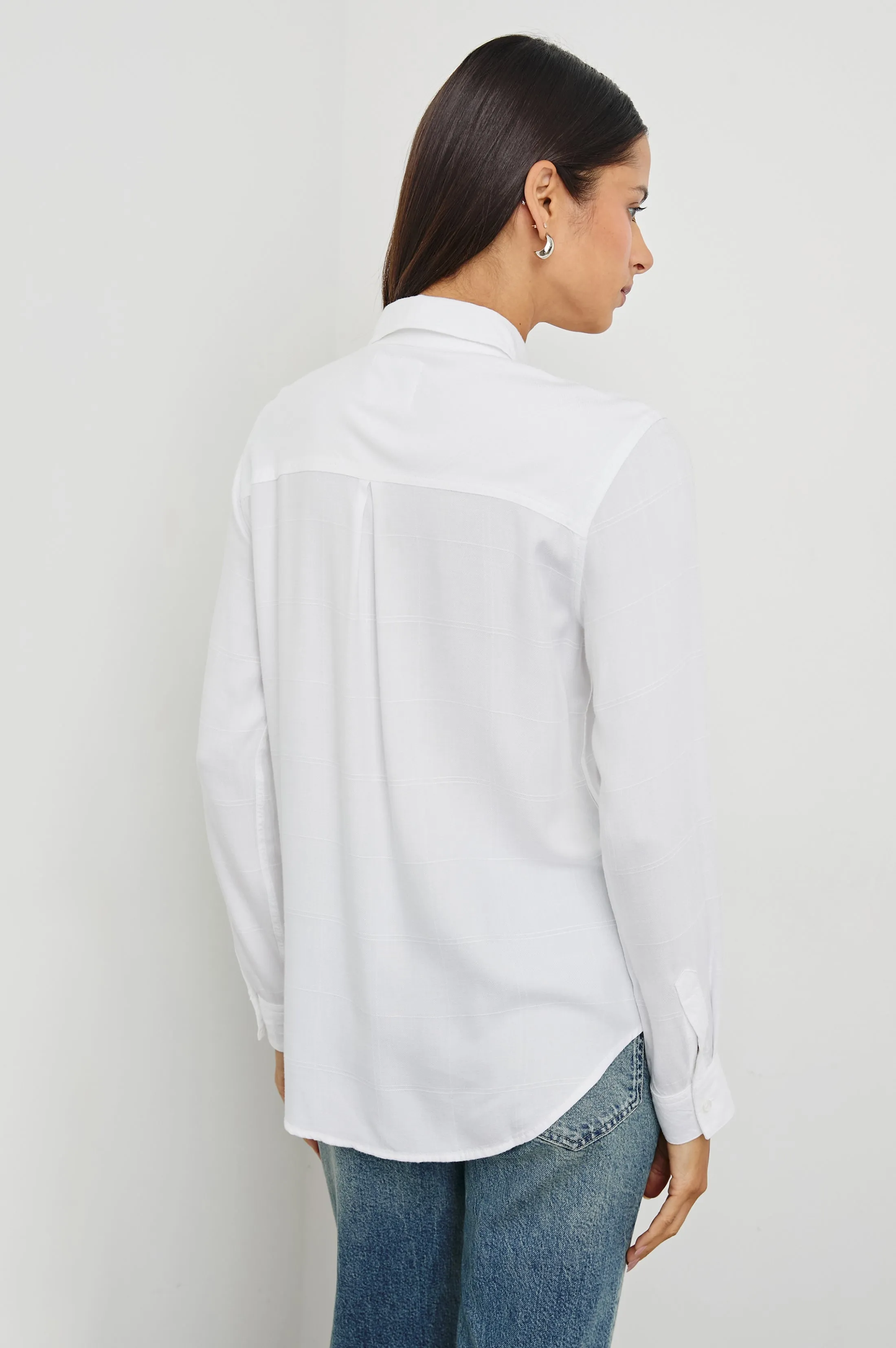 HUNTER SHIRT - IVORY CHECK Rails