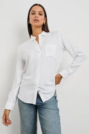 HUNTER SHIRT - IVORY CHECK Rails