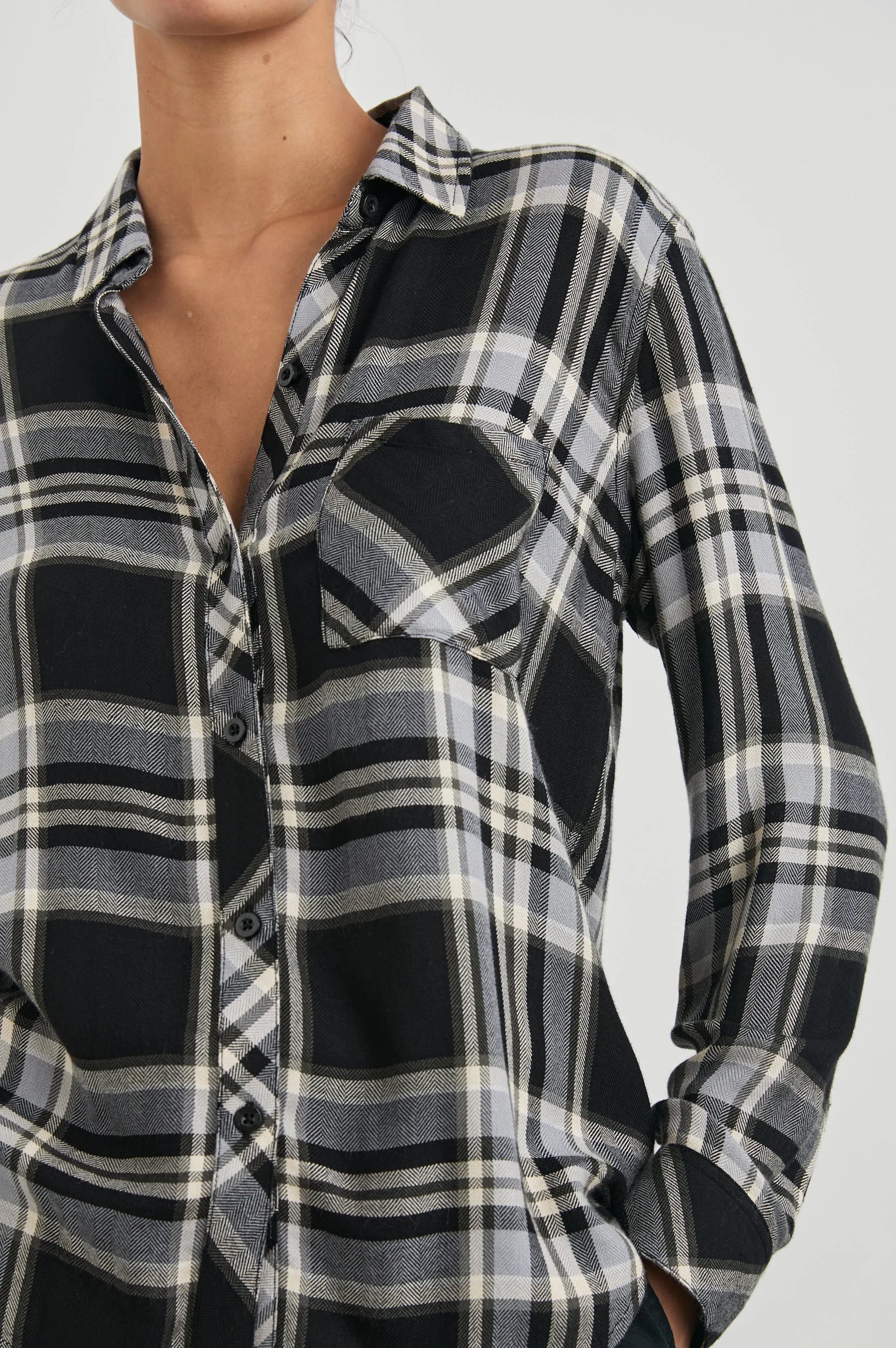 HUNTER SHIRT - IVORY CLOUD Rails