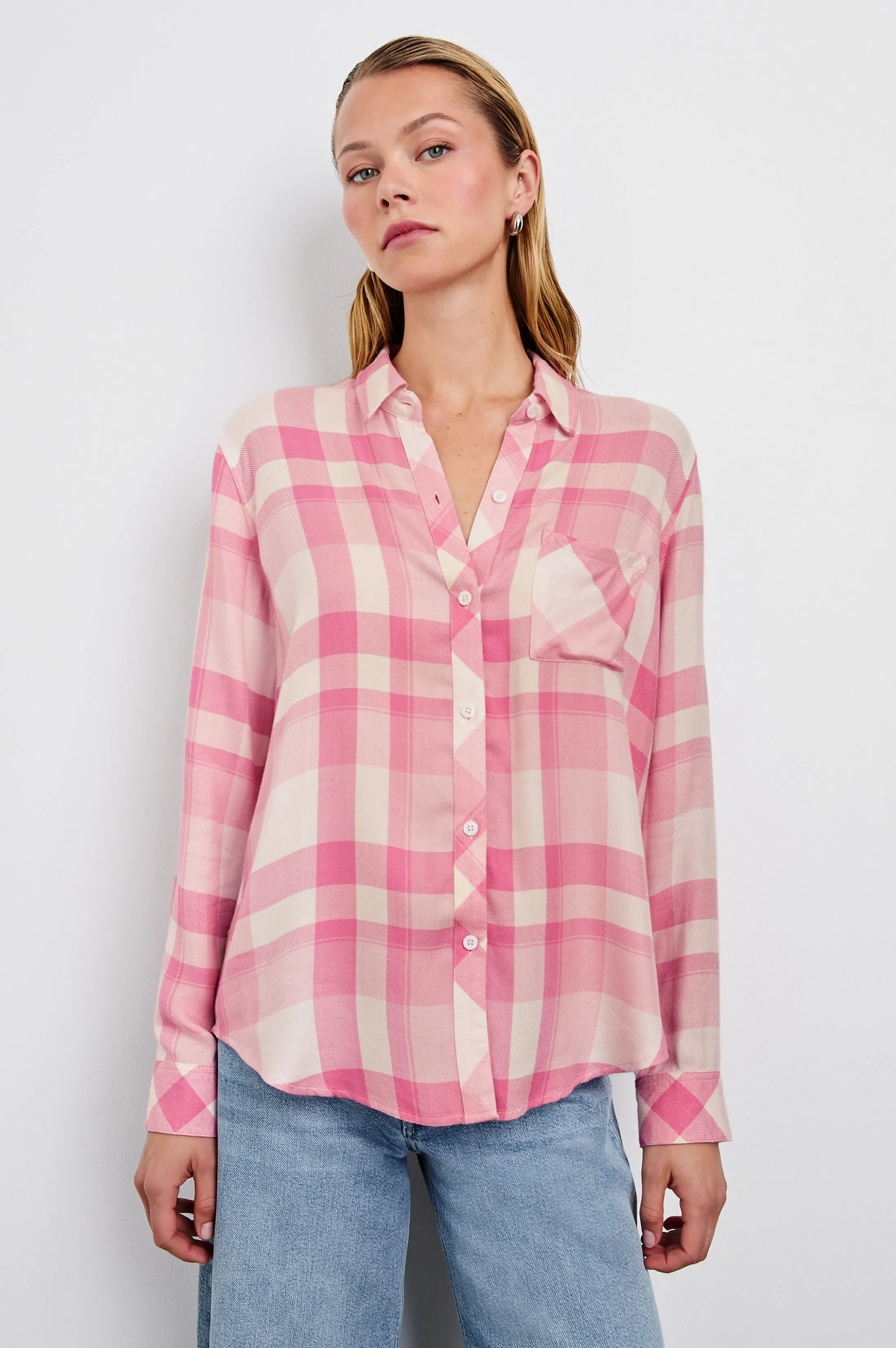 HUNTER SHIRT - IVORY ROSE Rails